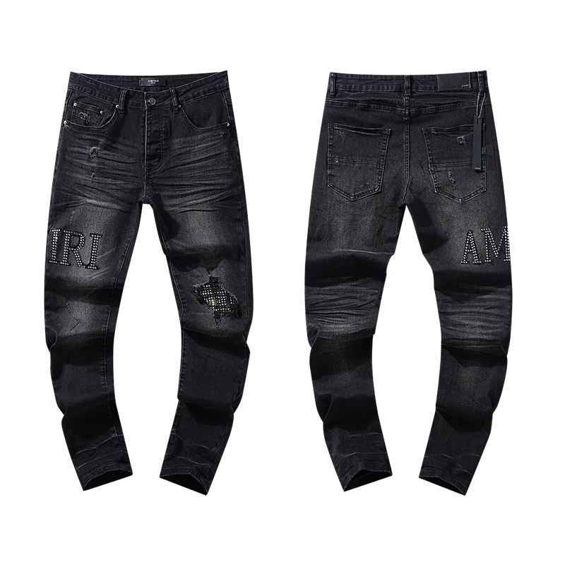 Amiri Slim Fit Black Jeans H200 AM310