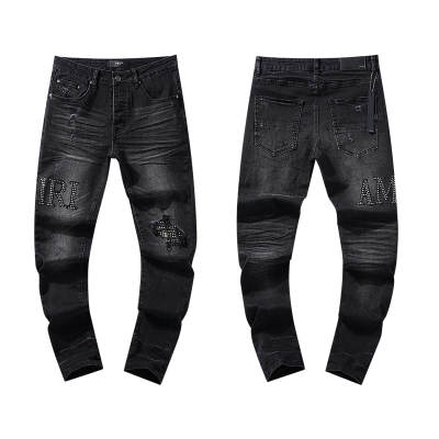 Amiri Slim Fit Black Jeans H200 AM310 01