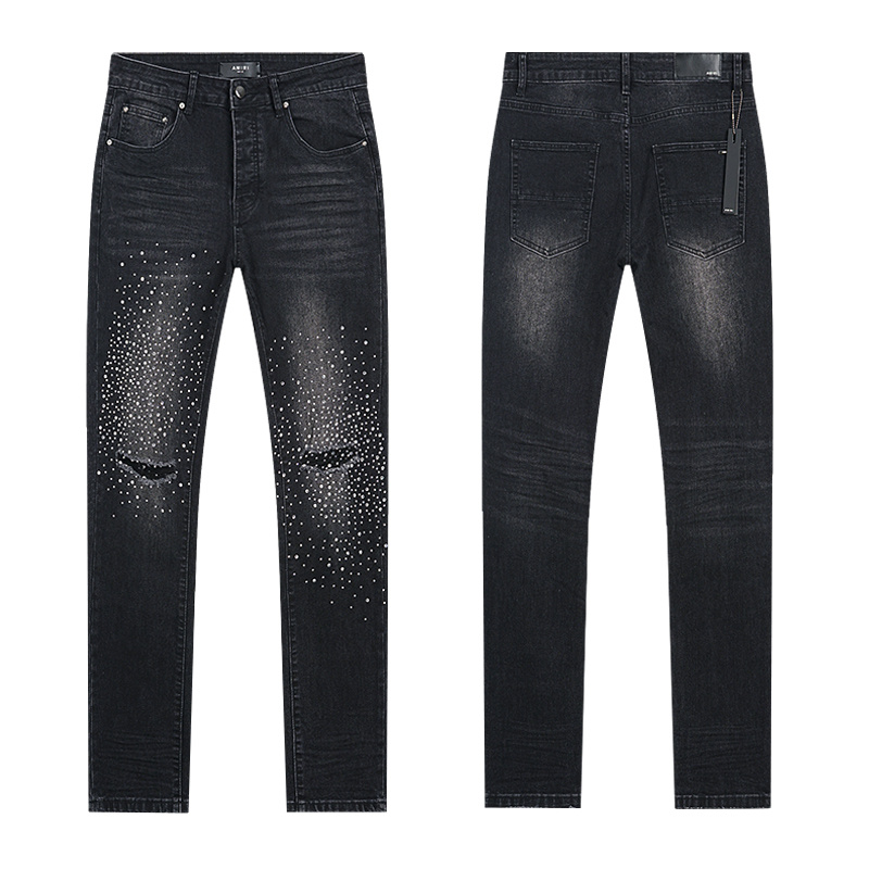 Amiri Slim Fit Black Jeans H200 AM342
