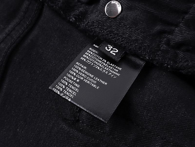 Amiri Slim Fit Black Jeans H200 AM342