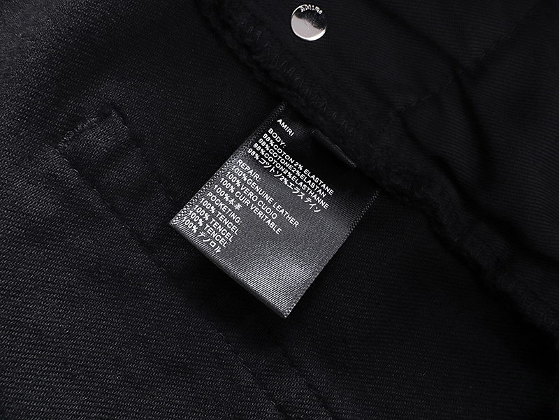 Amiri Slim Fit Black Jeans H200 AM350