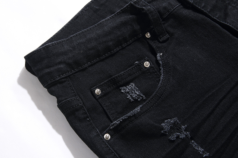 Amiri Slim Fit Logo Black Jeans H200 AM300