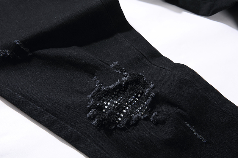 Amiri Slim Fit Logo Black Jeans H200 AM300