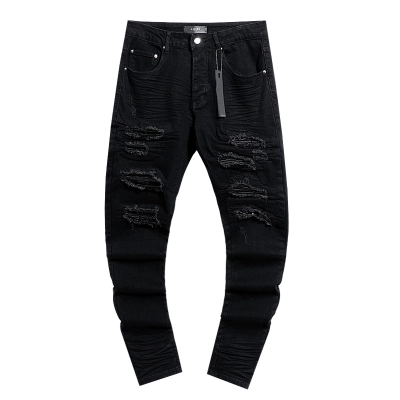 Amiri Tapered Cargo Black Jeans H200 AM331 02