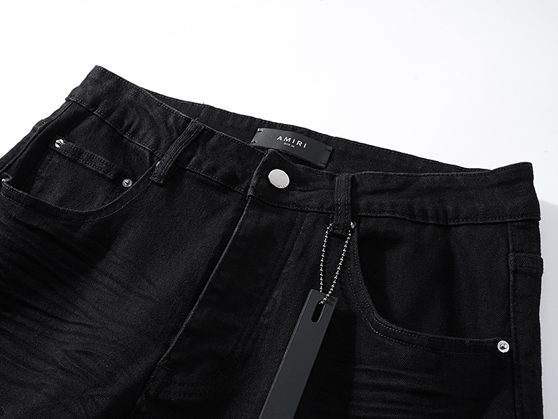 Amiri Tapered Cargo Black Jeans H200 AM331