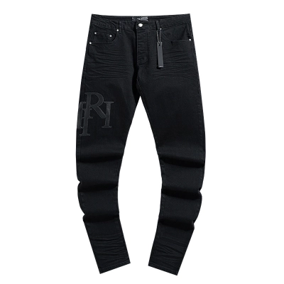 Amiri Tapered Distressed Black Jeans H200 AM330 02