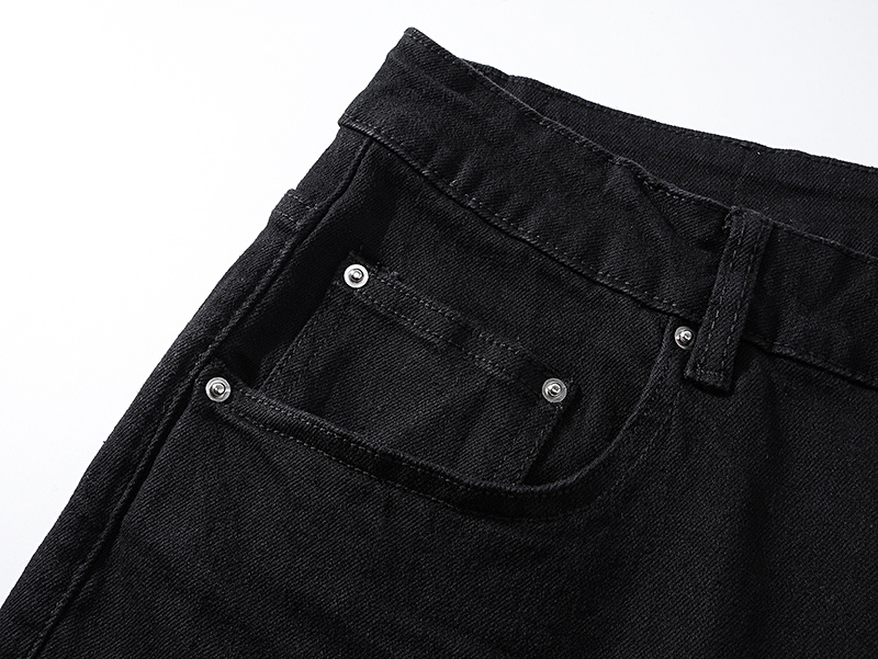Amiri Tapered Distressed Black Jeans H200 AM330