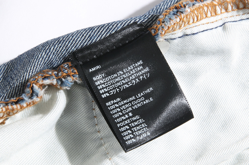 Amiri Washed Distressed Light Blue Jeans H200 AM303