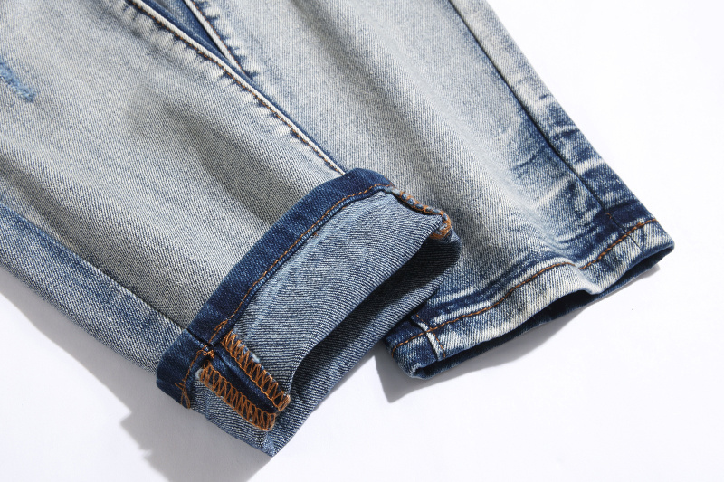 Amiri Washed Distressed Light Blue Jeans H200 AM303
