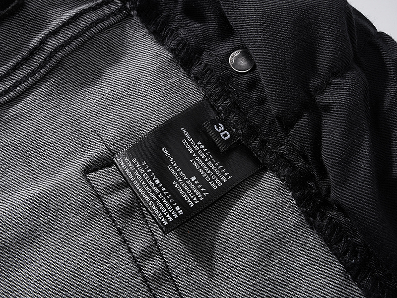 Amiri Washed Logo Black Jeans H200 AM329