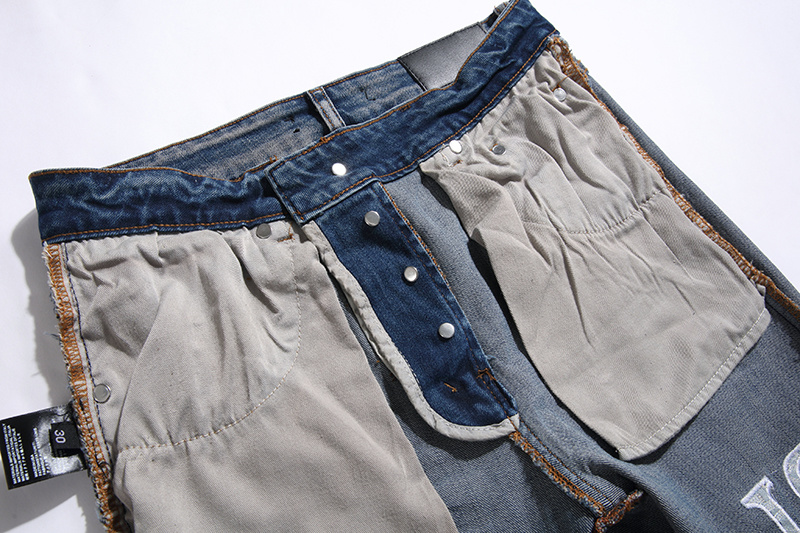 Amiri Washed Logo Light Blue Jeans H200 AM305