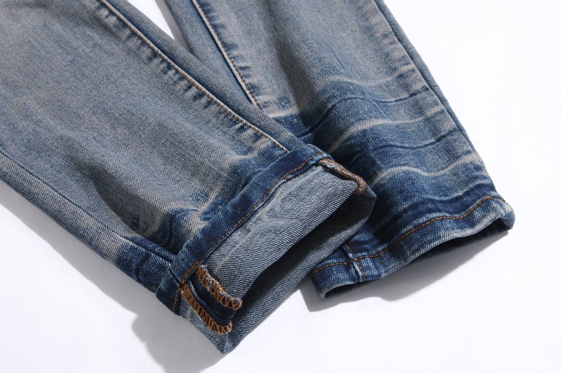 Amiri Washed Logo Light Blue Jeans H200 AM305