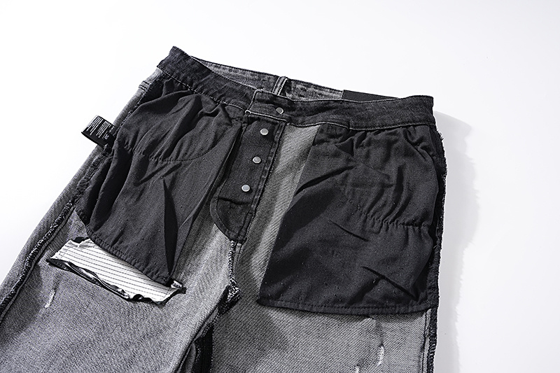 Amiri Washed Moto Black Jeans H200 AM317