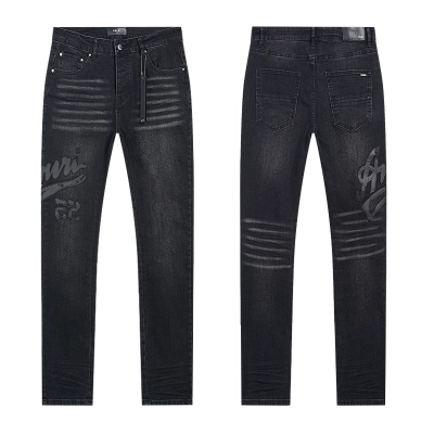 Amiri Washed Slim Fit Black Jeans H200 AM341 01