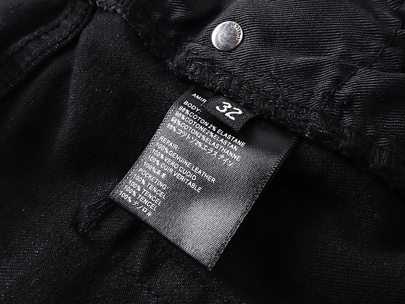 Amiri Washed Slim Fit Black Jeans H200 AM341