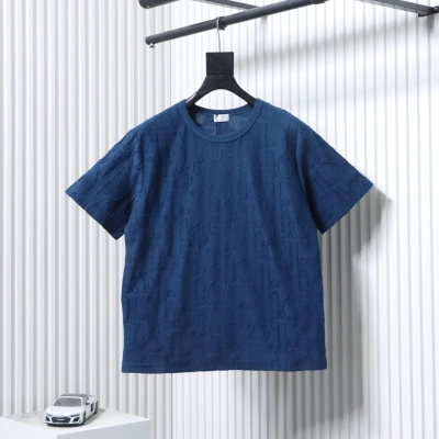Dior 25SS All-Over Jacquard T-Shirt Blue h150 02