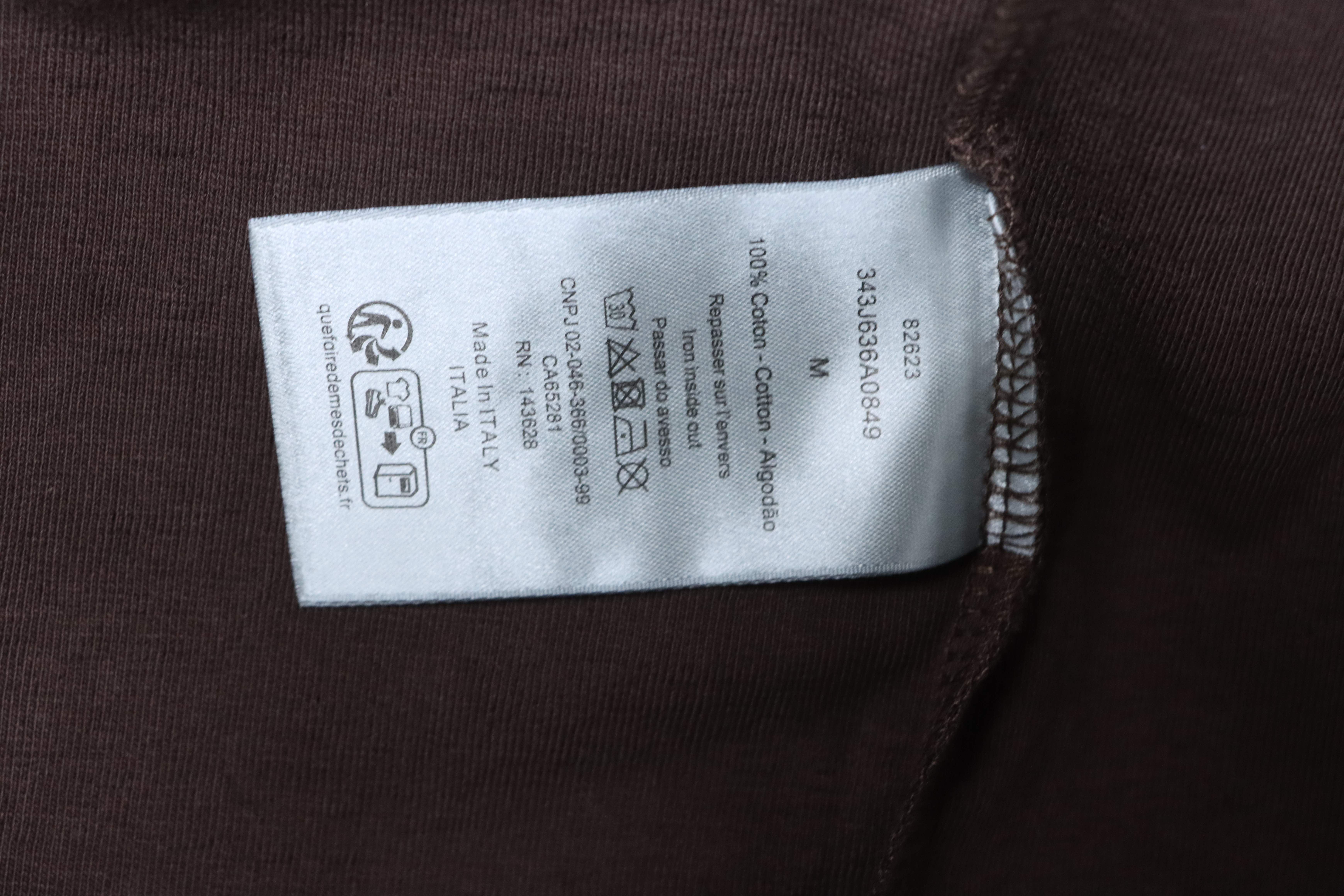 Dior 26SS All-Over Monogram Jacquard T-Shirt Brown H160