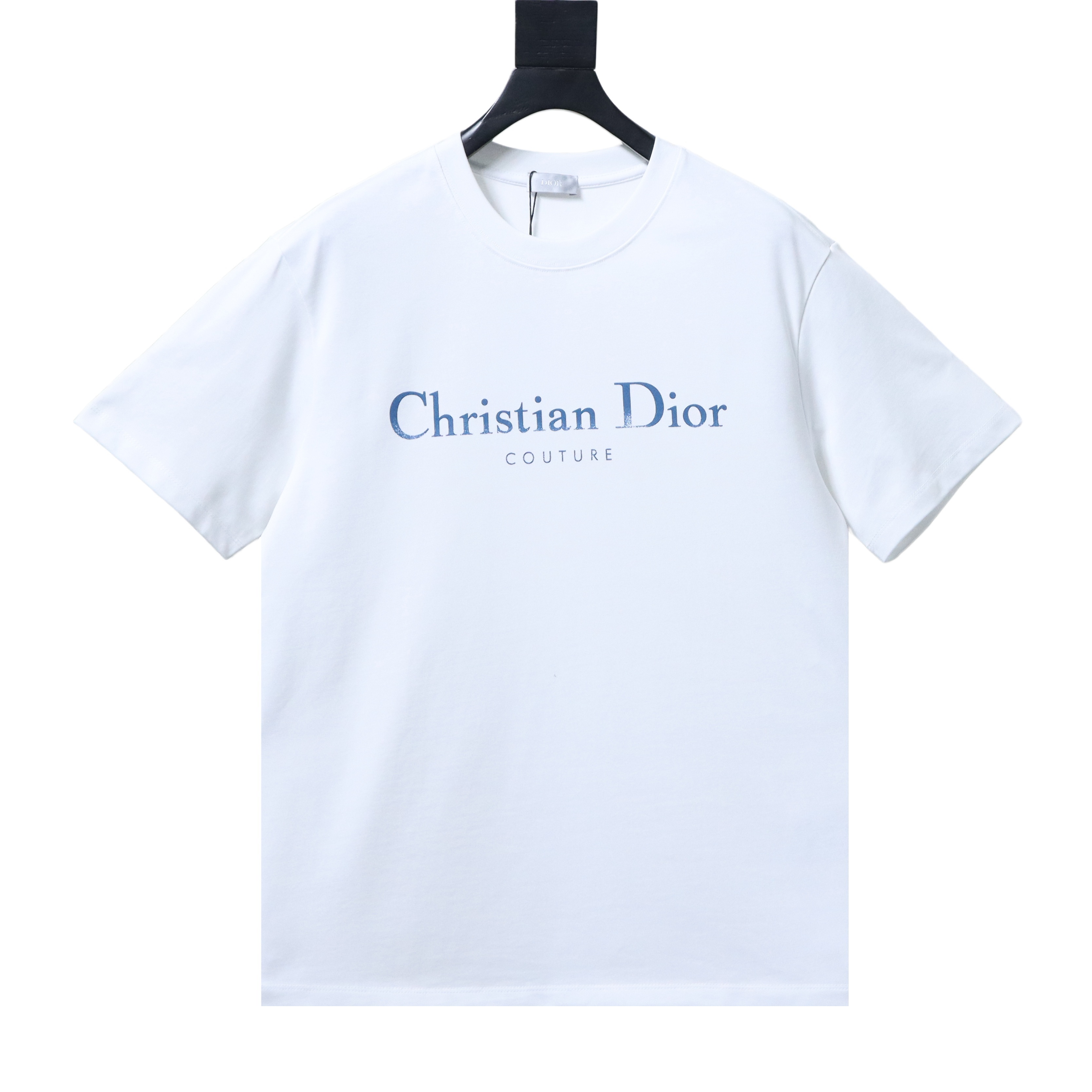 Dior 26SS Front Distressed CD Letter Print T-Shirt White H140