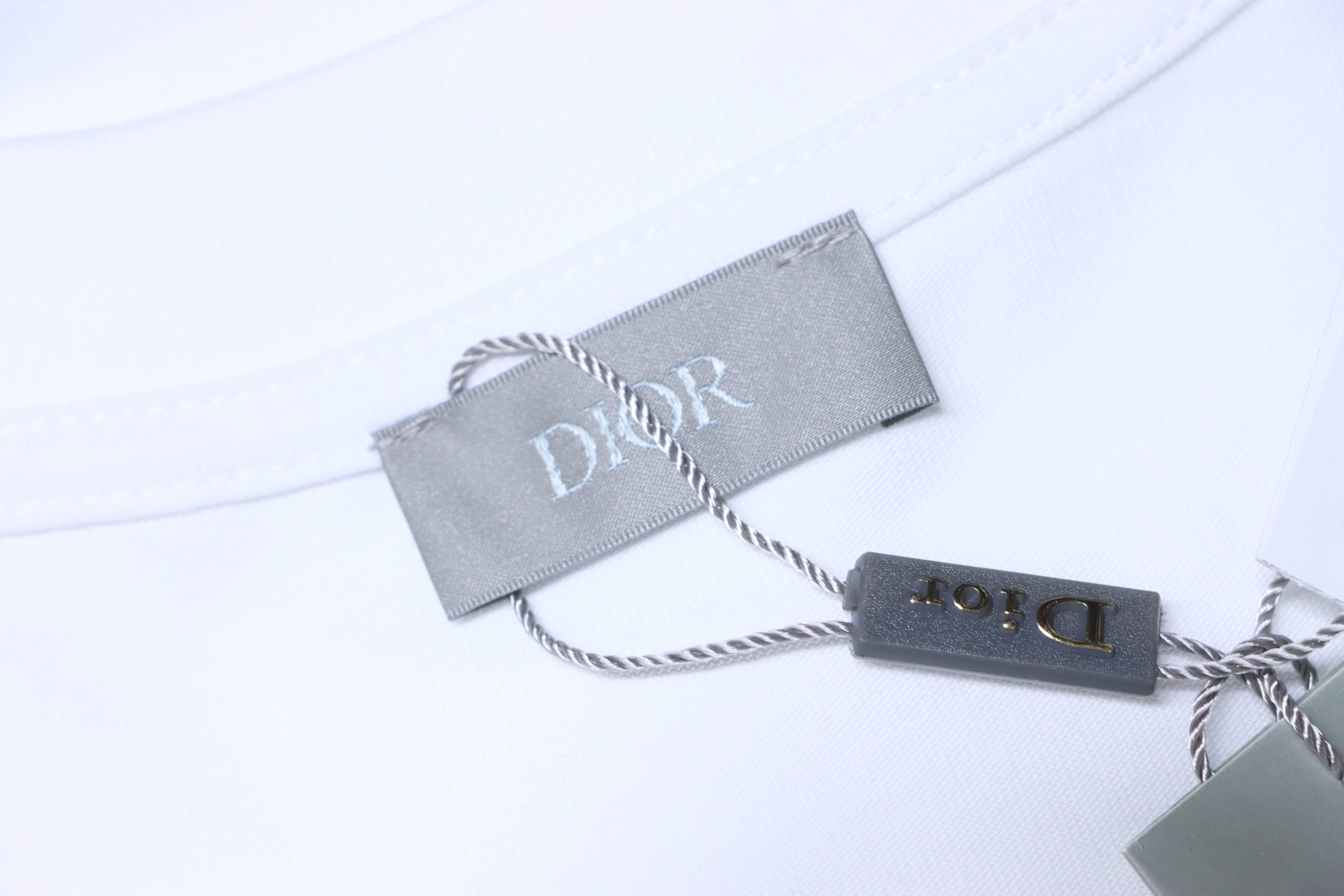 Dior 26SS Graffiti Letter T-Shirt White H150