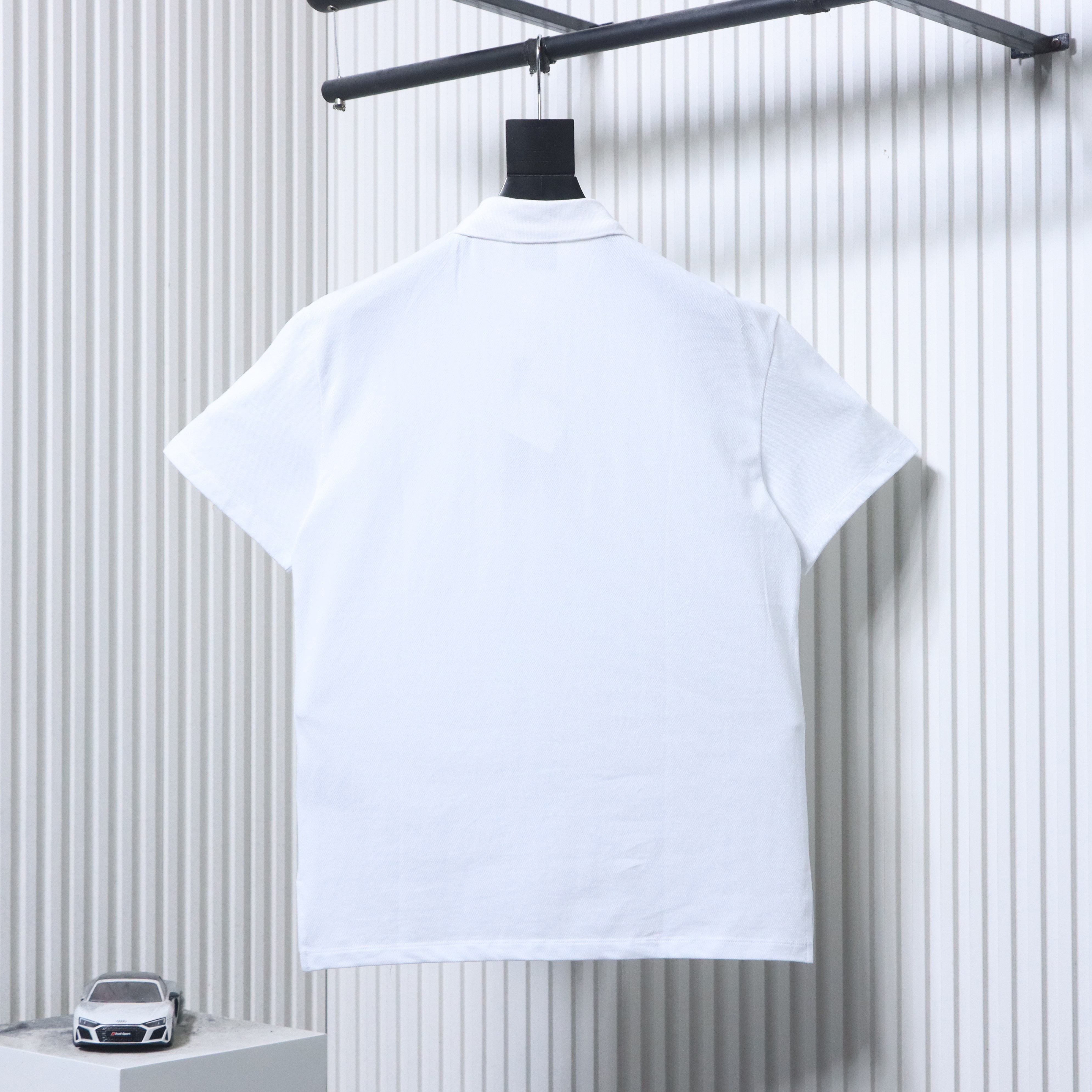 Dior 26SS Pocket Letter Embroidered Polo White H170