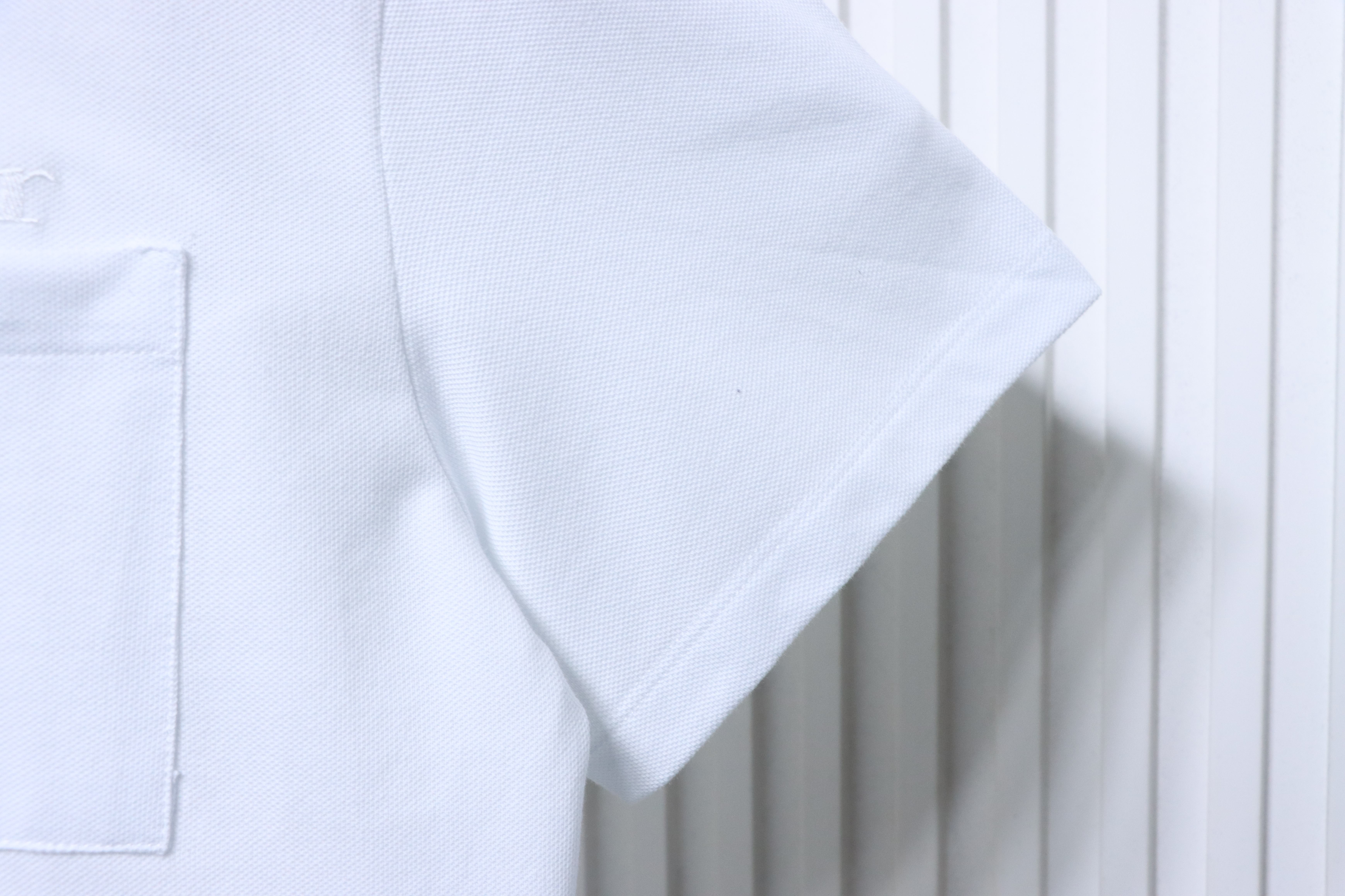 Dior 26SS Pocket Letter Embroidered Polo White H170