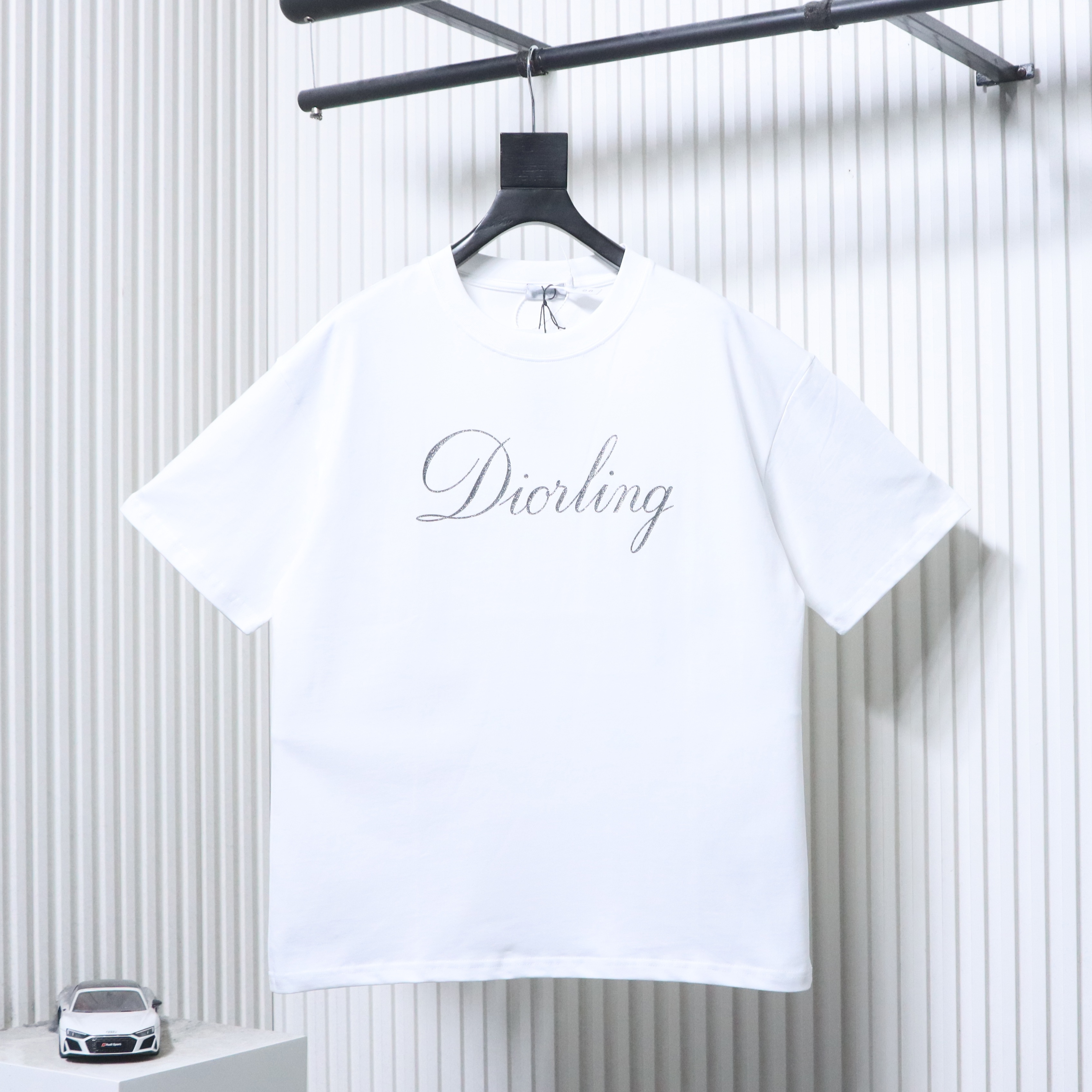 Dior 26SS Signature Letter Print T-Shirt White H150