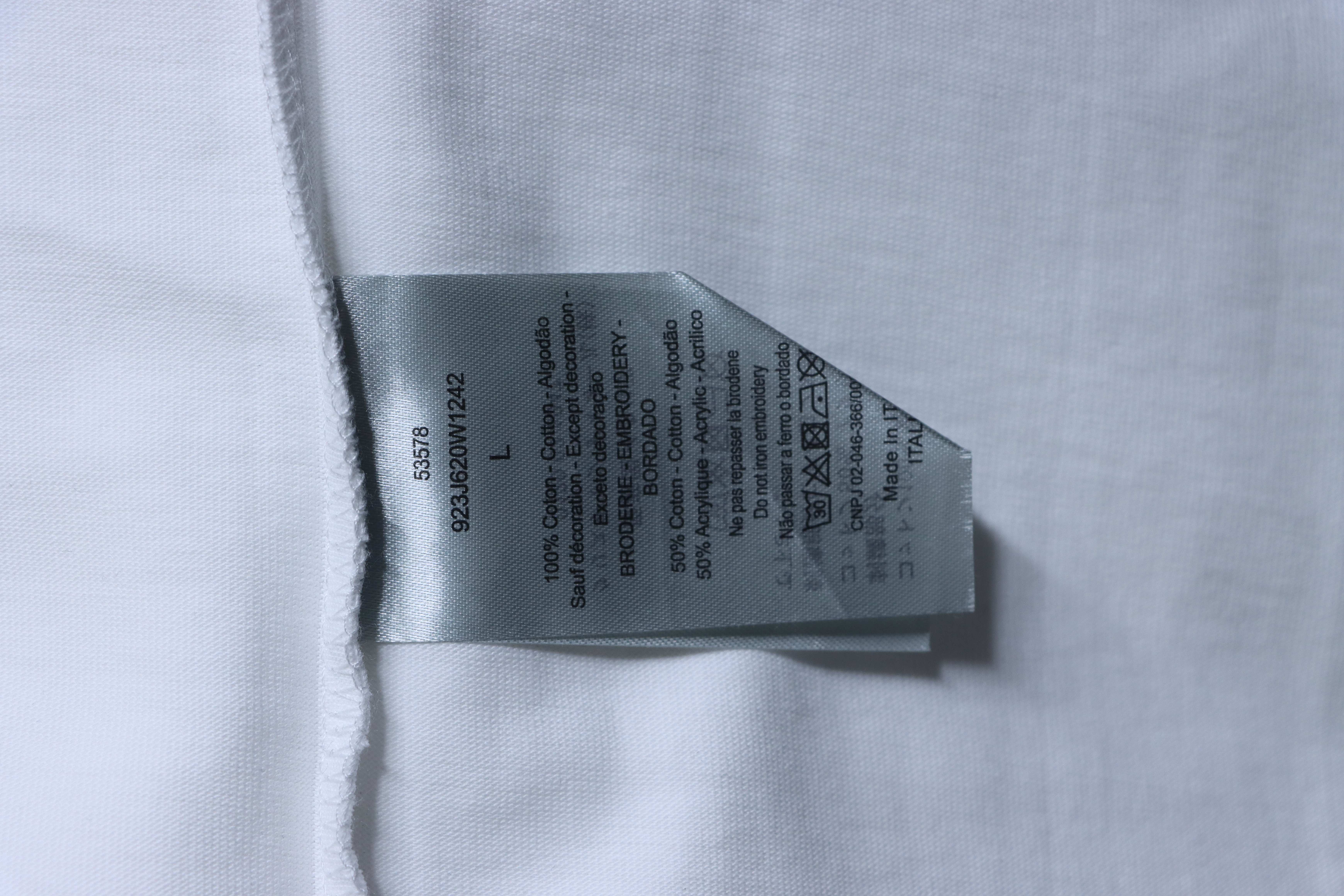 Dior 26SS Signature Letter Print T-Shirt White H150