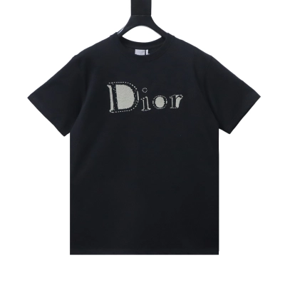 Dior 26SS Tatami Embroidered T-Shirt Black H170 01