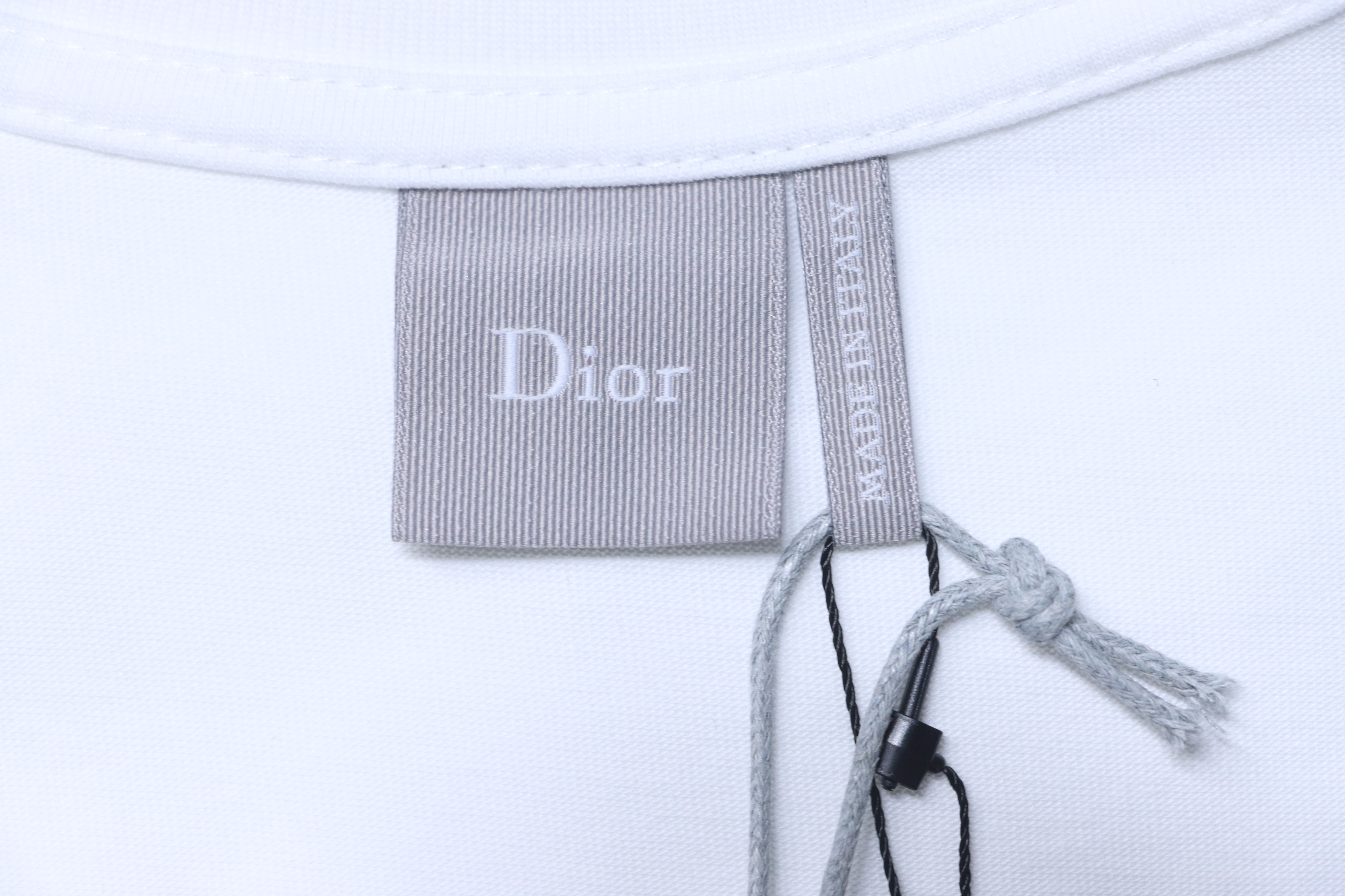 Dior 26SS Tatami Embroidered T-Shirt White H170