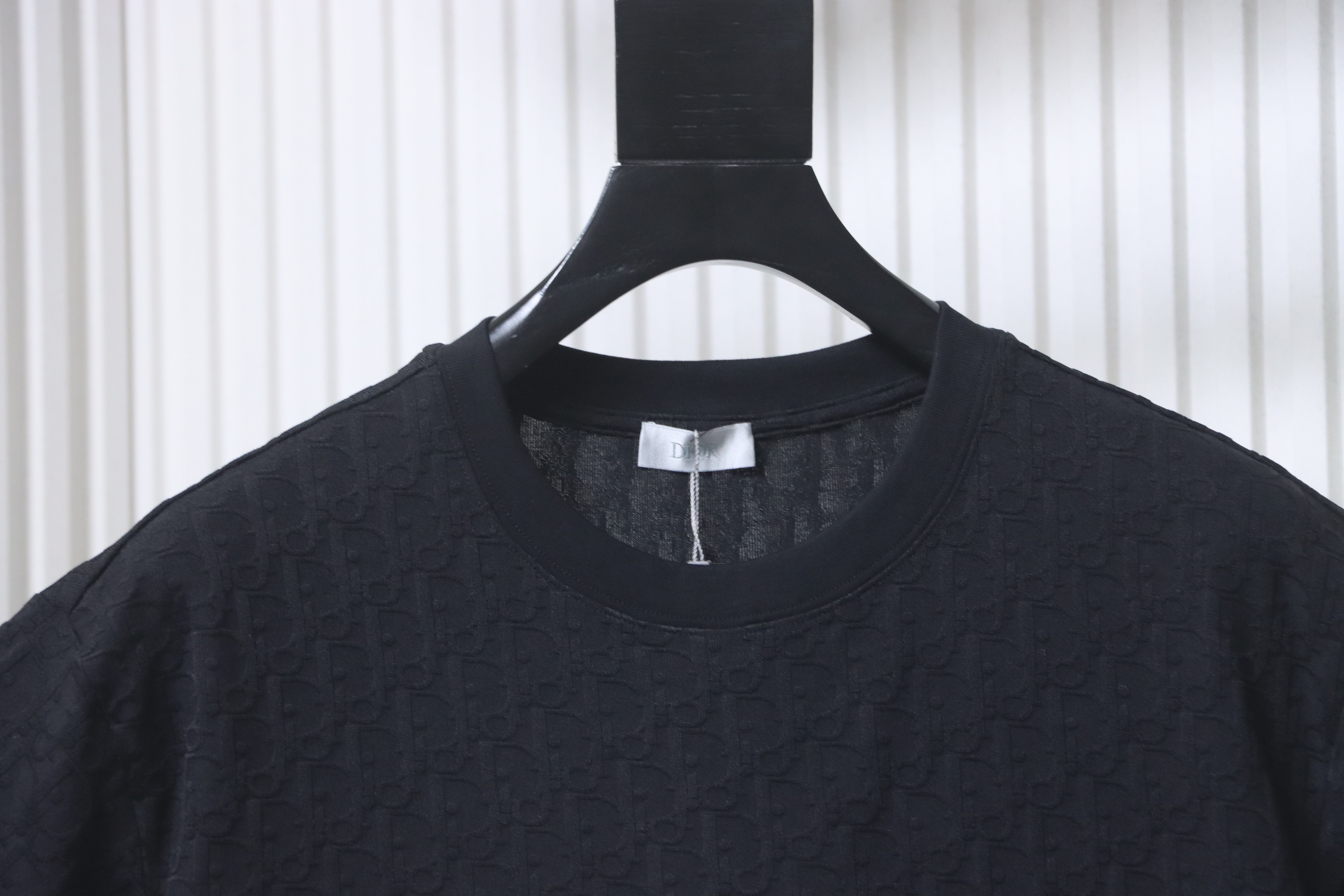 Dior All-Over Monogram Jacquard T-Shirt Black H160