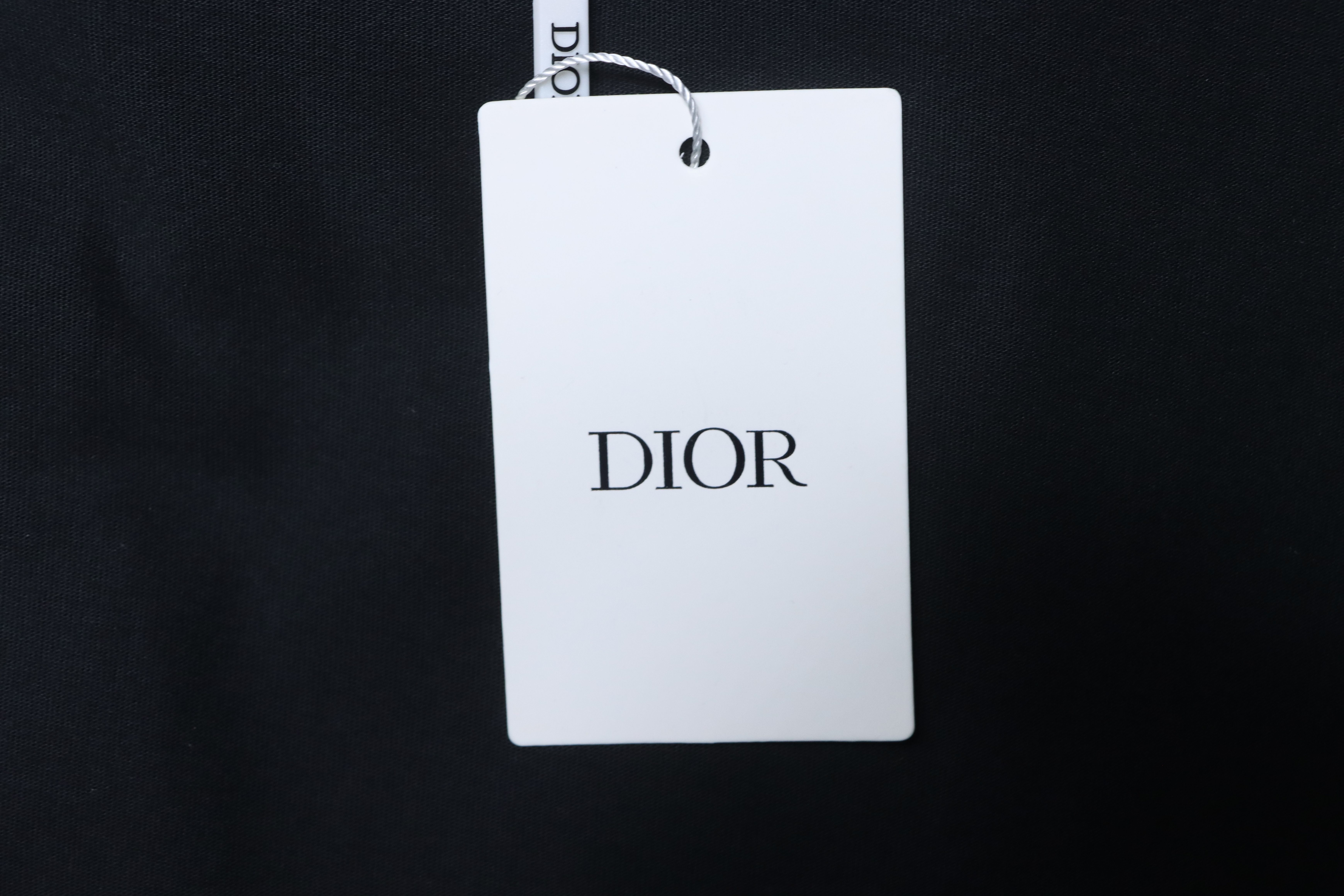 Dior CD Clover Embroidered T-Shirt Black H130