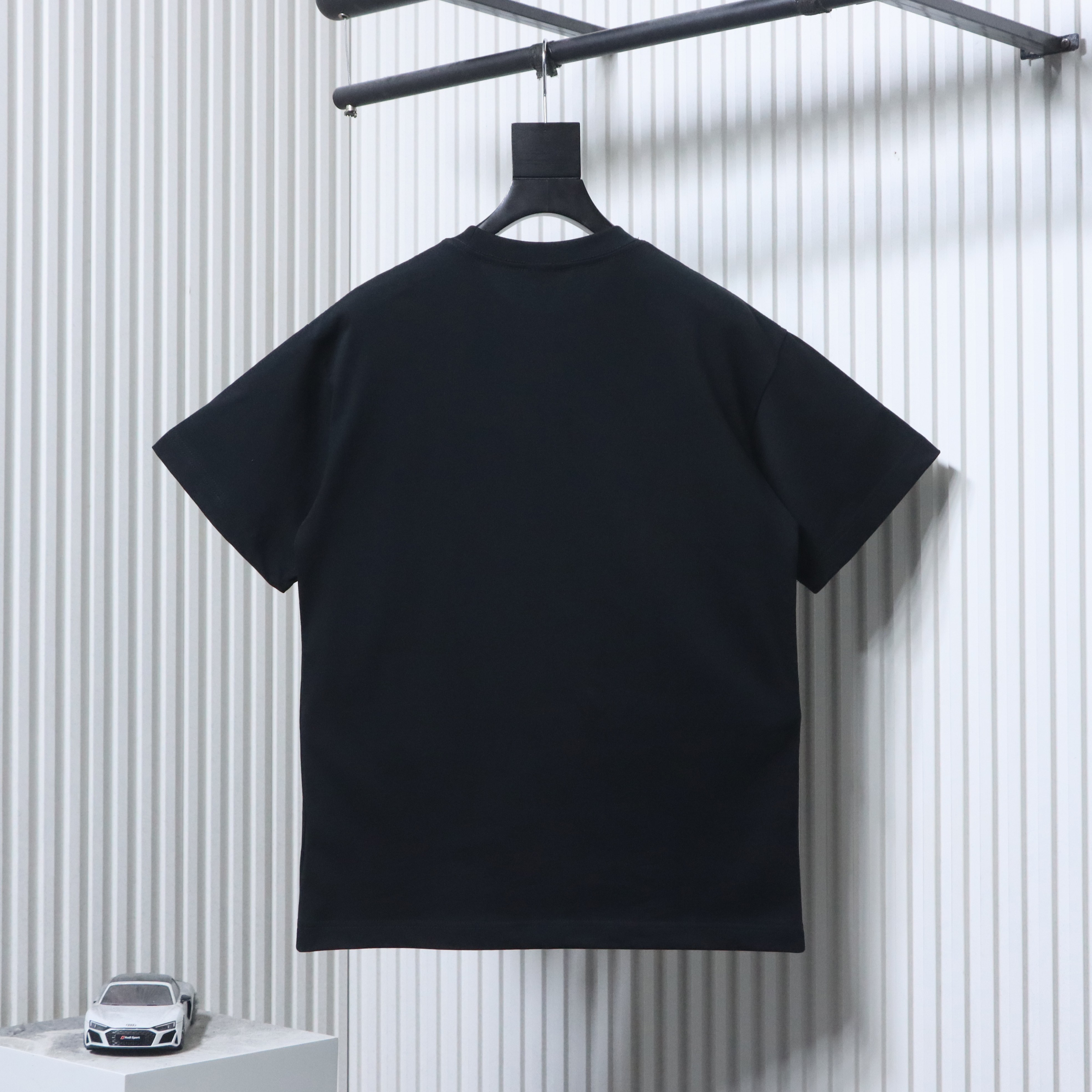 Dior CD Embroidered Letter Logo T-Shirt Black H140