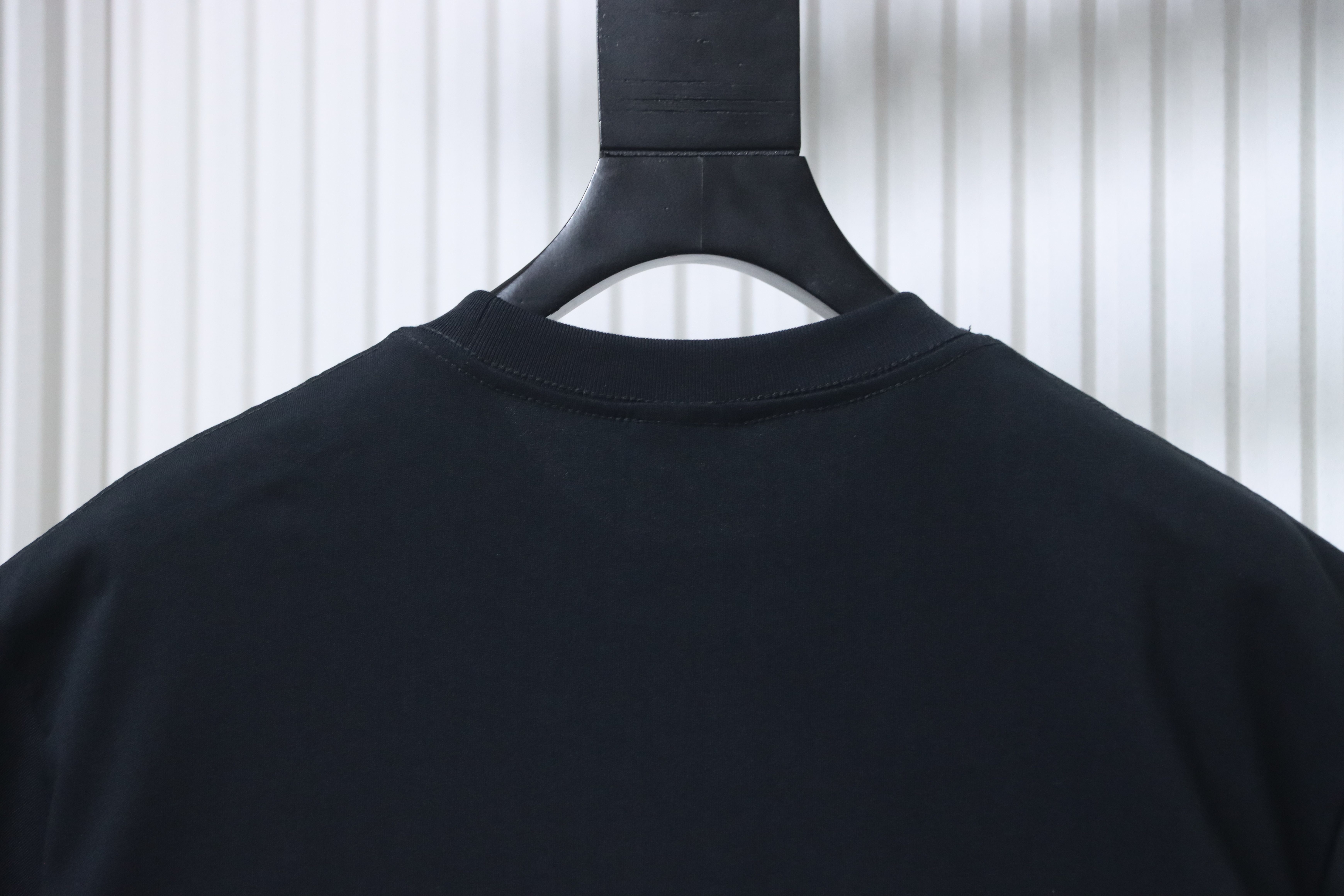 Dior CD Embroidered Letter Logo T-Shirt Black H140