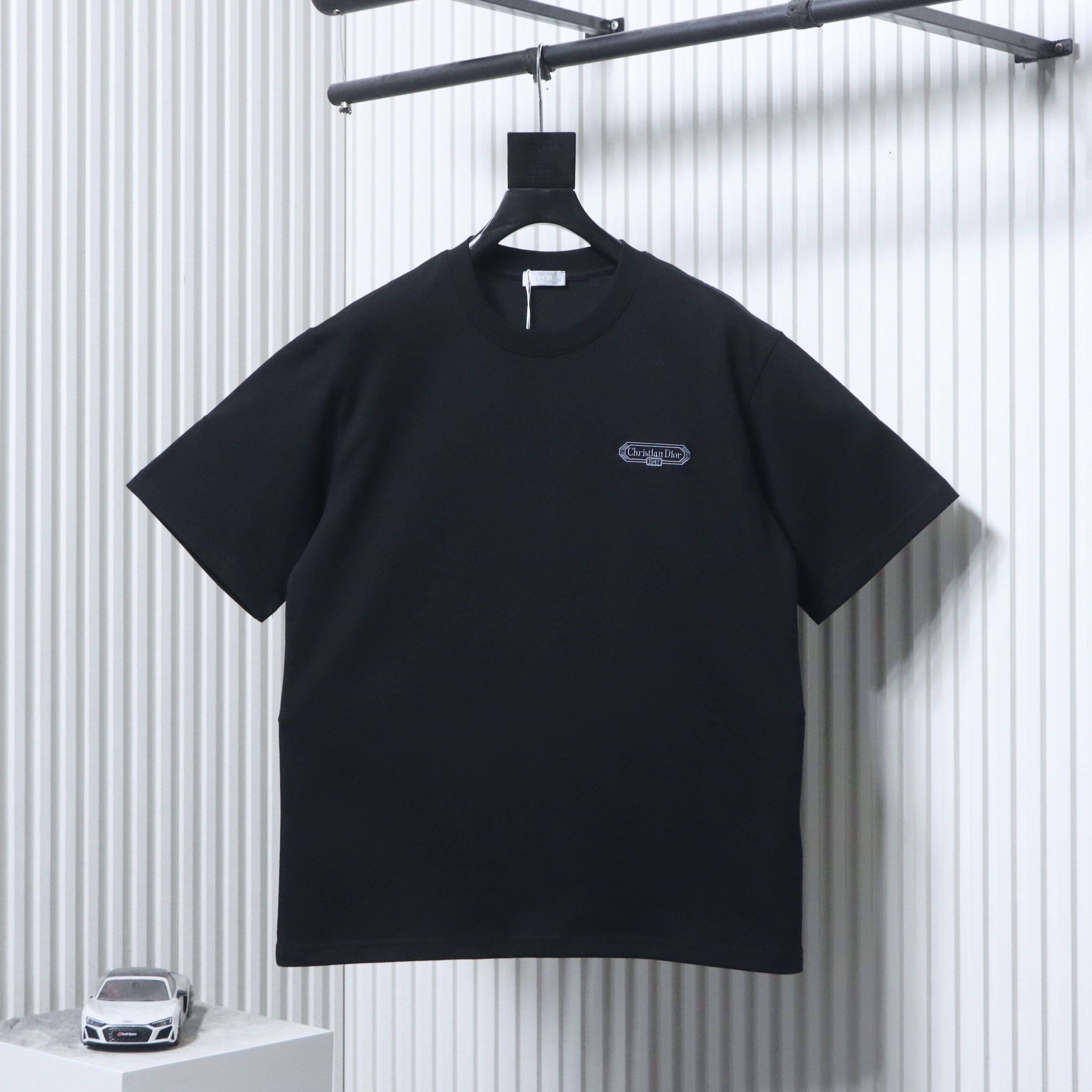 Dior Chest Badge T-Shirt Black H140