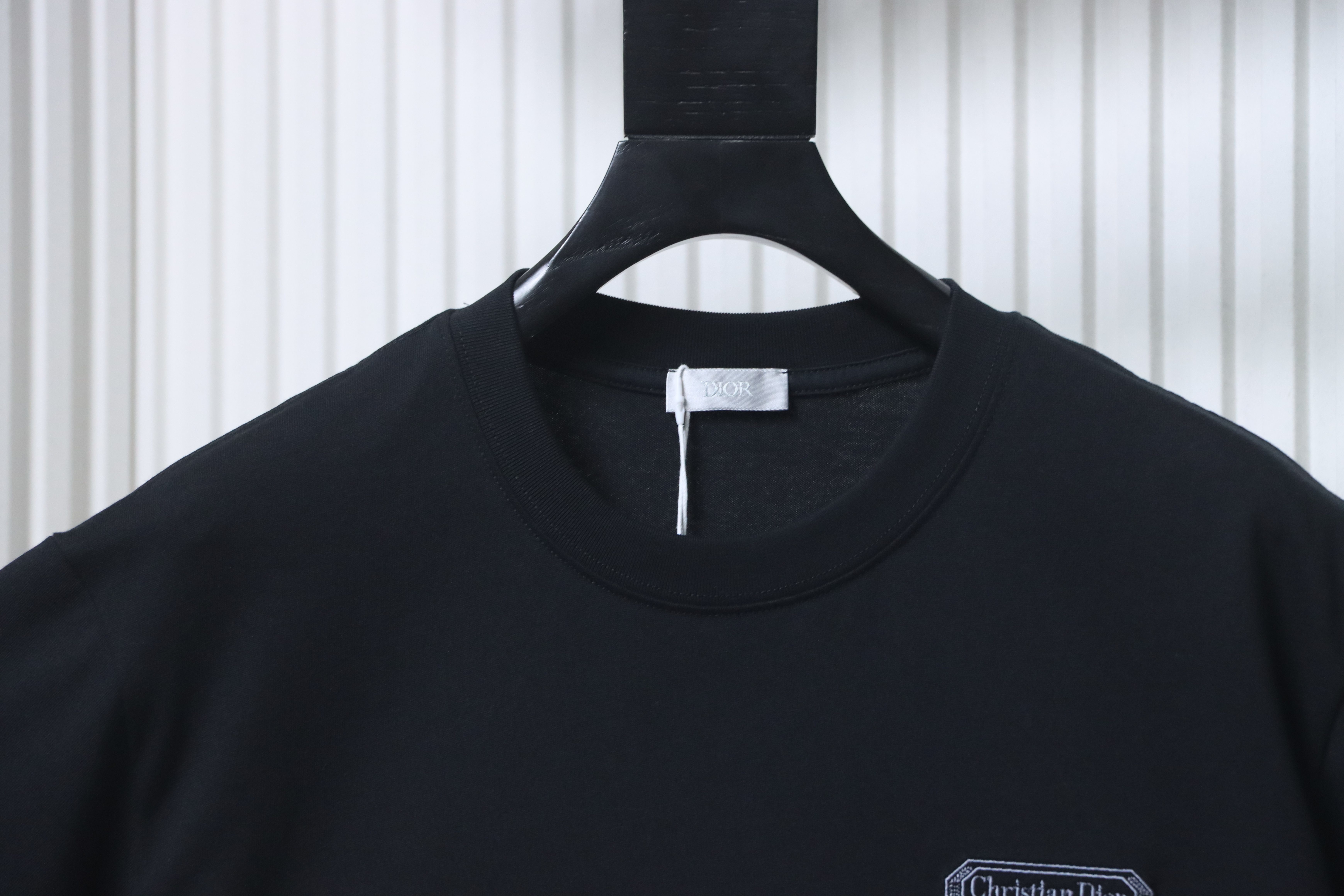 Dior Chest Badge T-Shirt Black H140