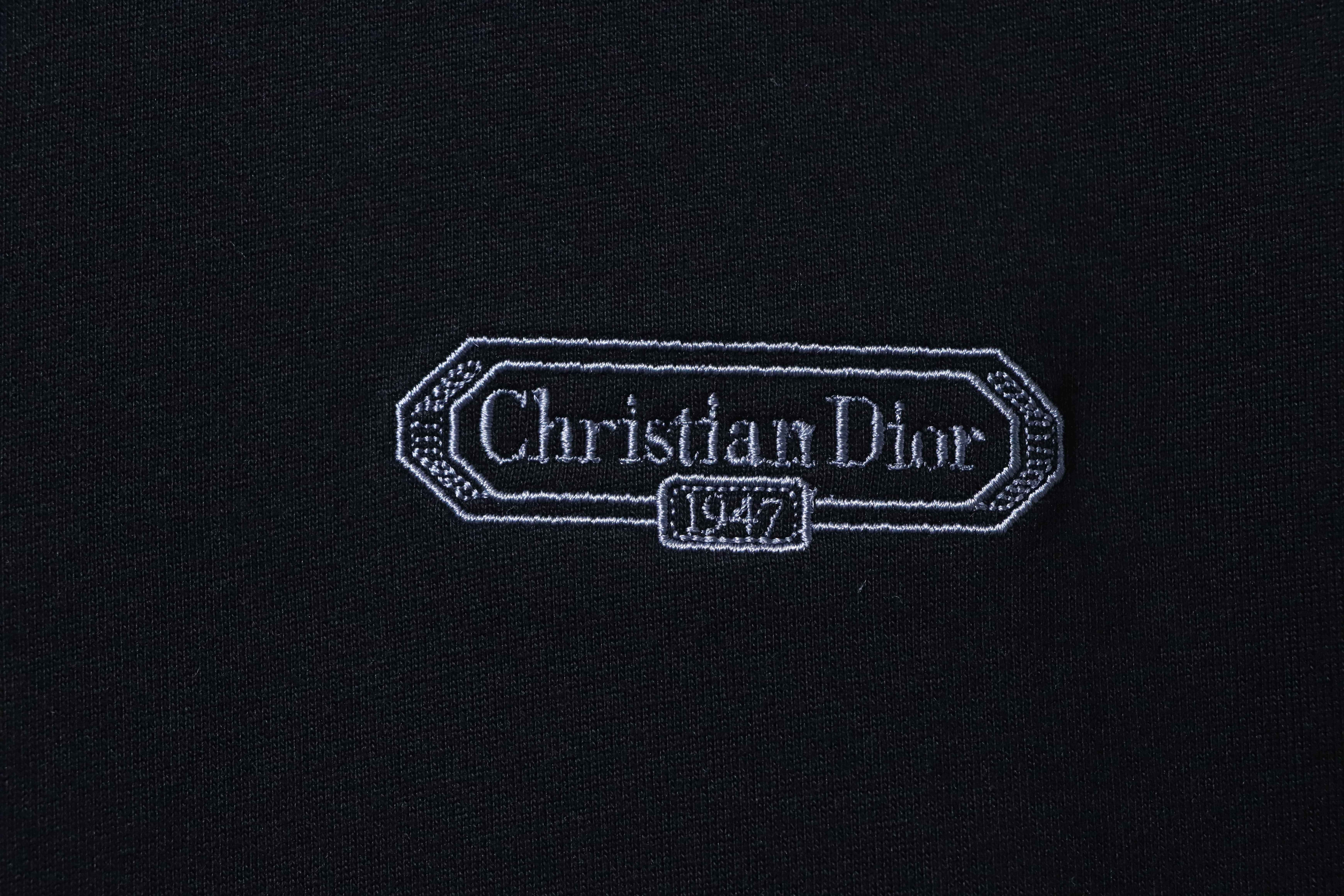 Dior Chest Badge T-Shirt Black H140