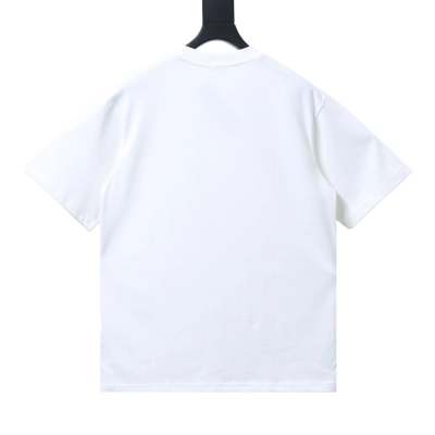 Dior Chest Badge T-Shirt White H140 02