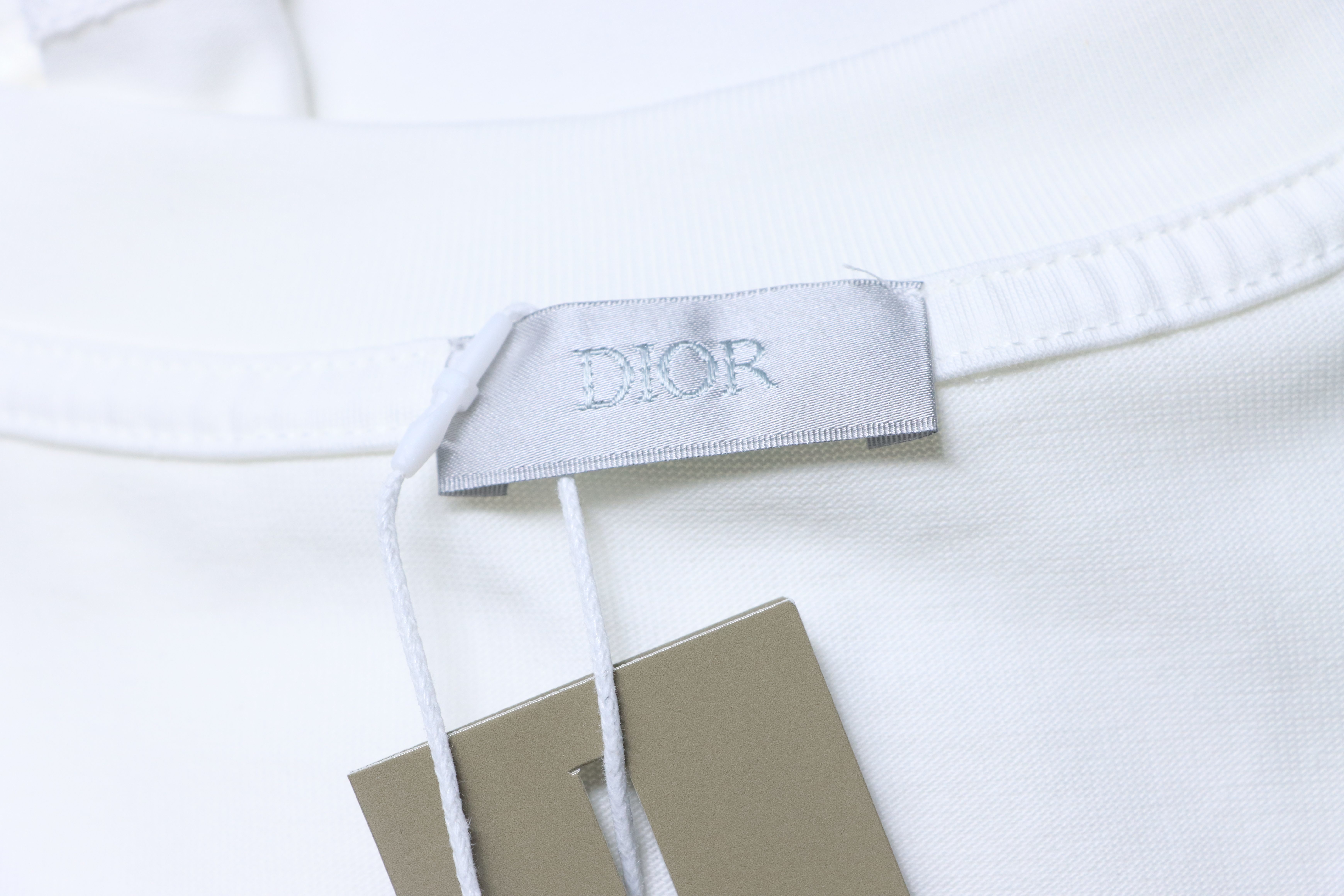 Dior Chest Badge T-Shirt White H140