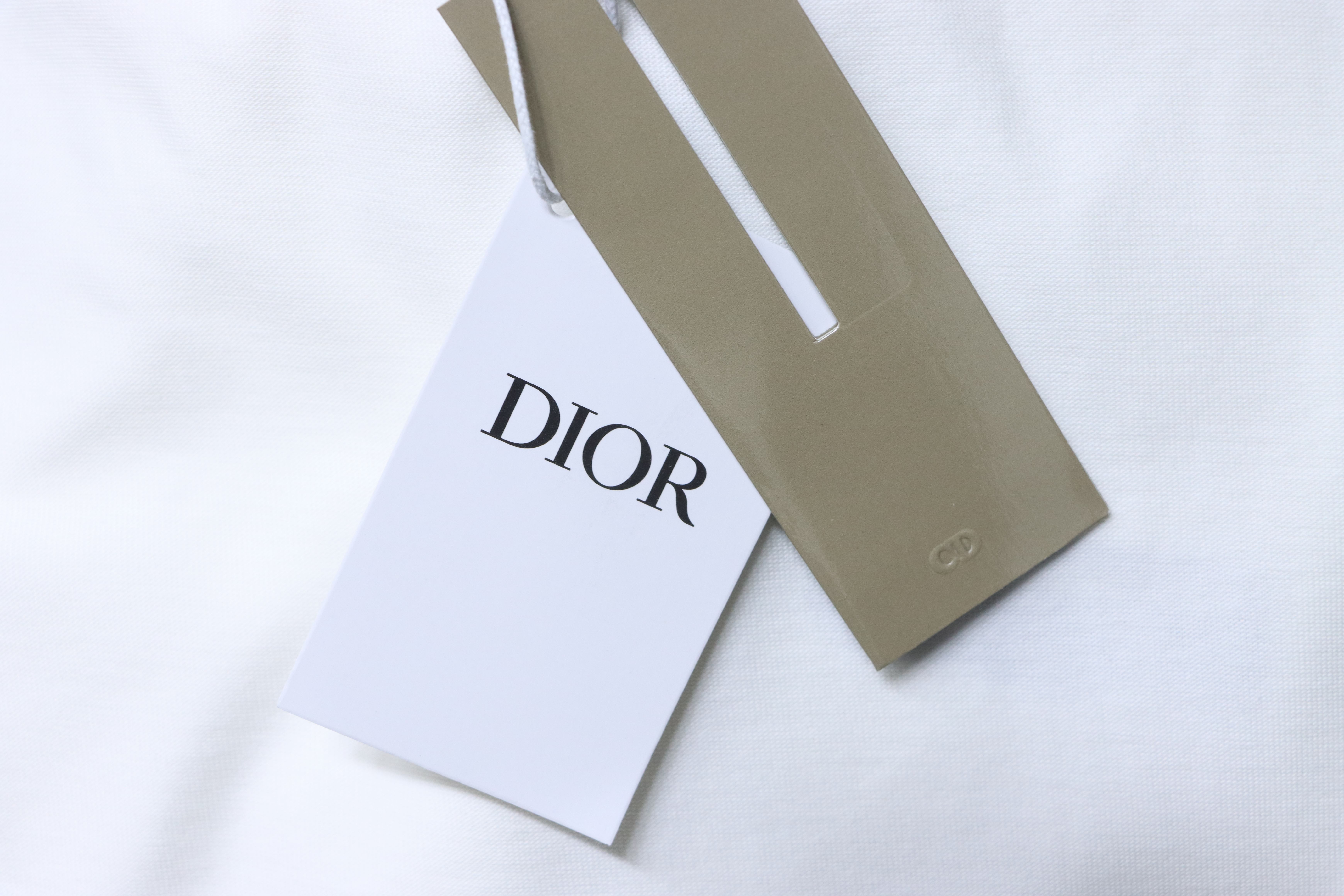 Dior Chest Badge T-Shirt White H140