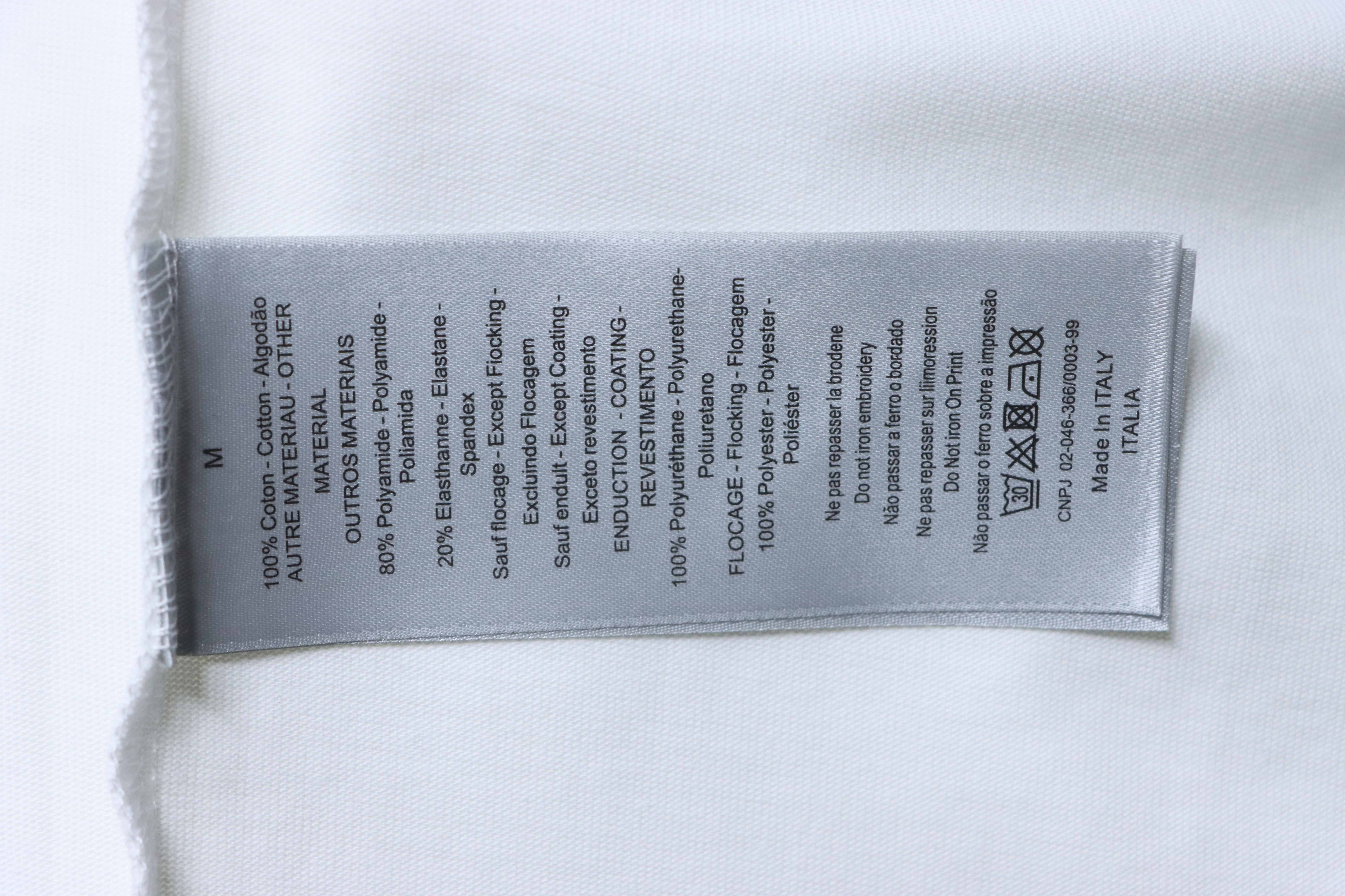 Dior Chest Square Label T-Shirt White H140