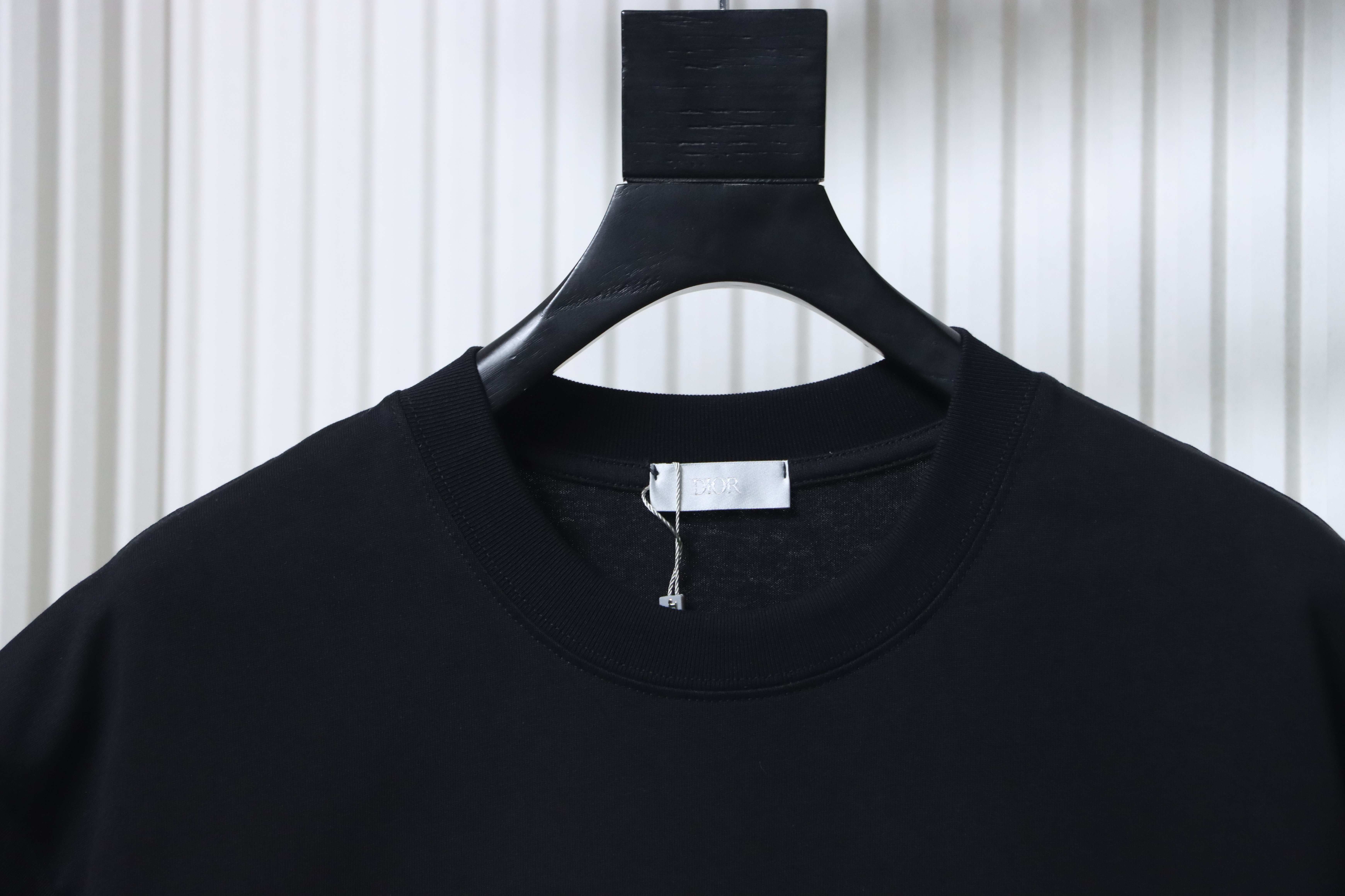 Dior Classic CD Embroidered T-Shirt Black h130