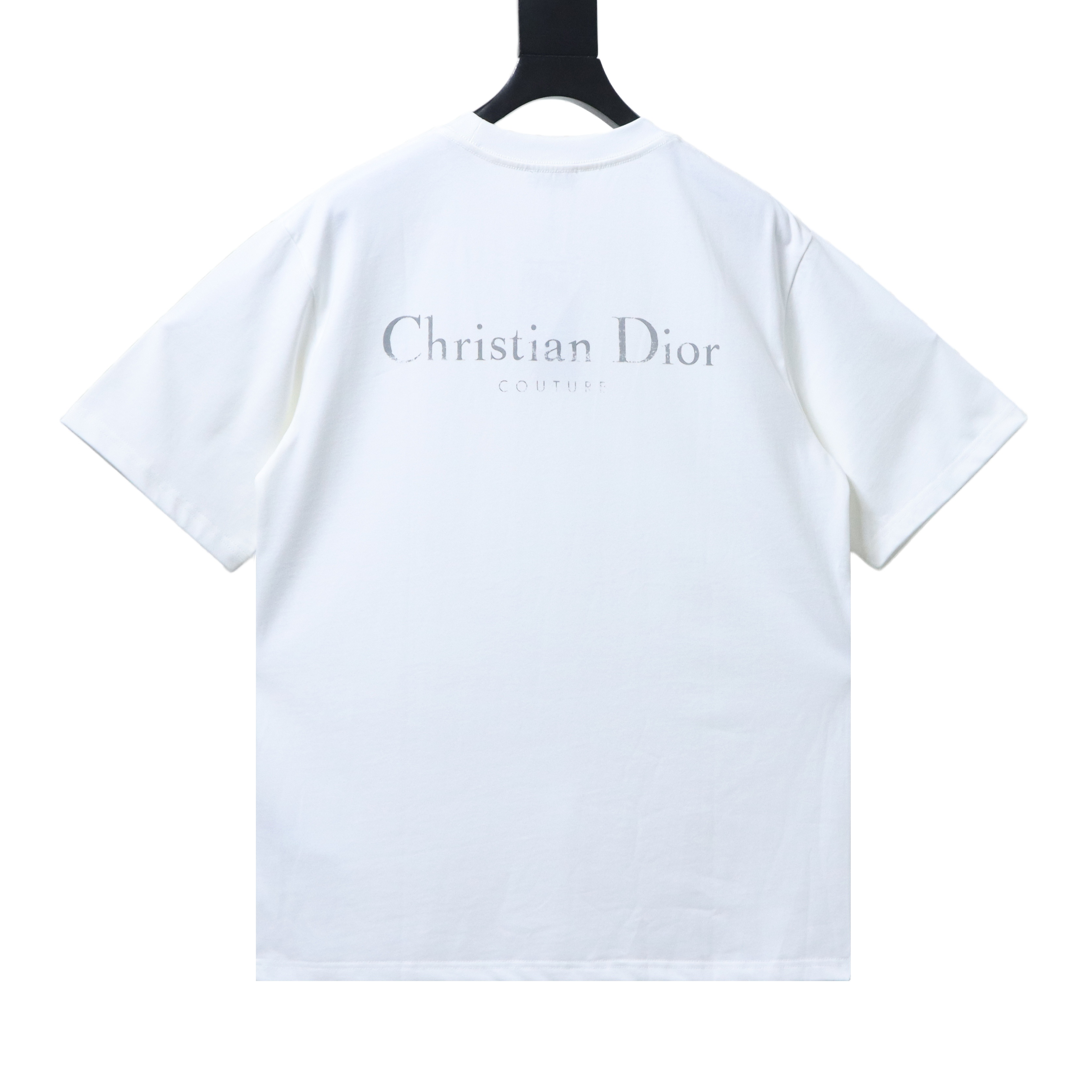 Dior Classic Front Back Letter T-Shirt White H140