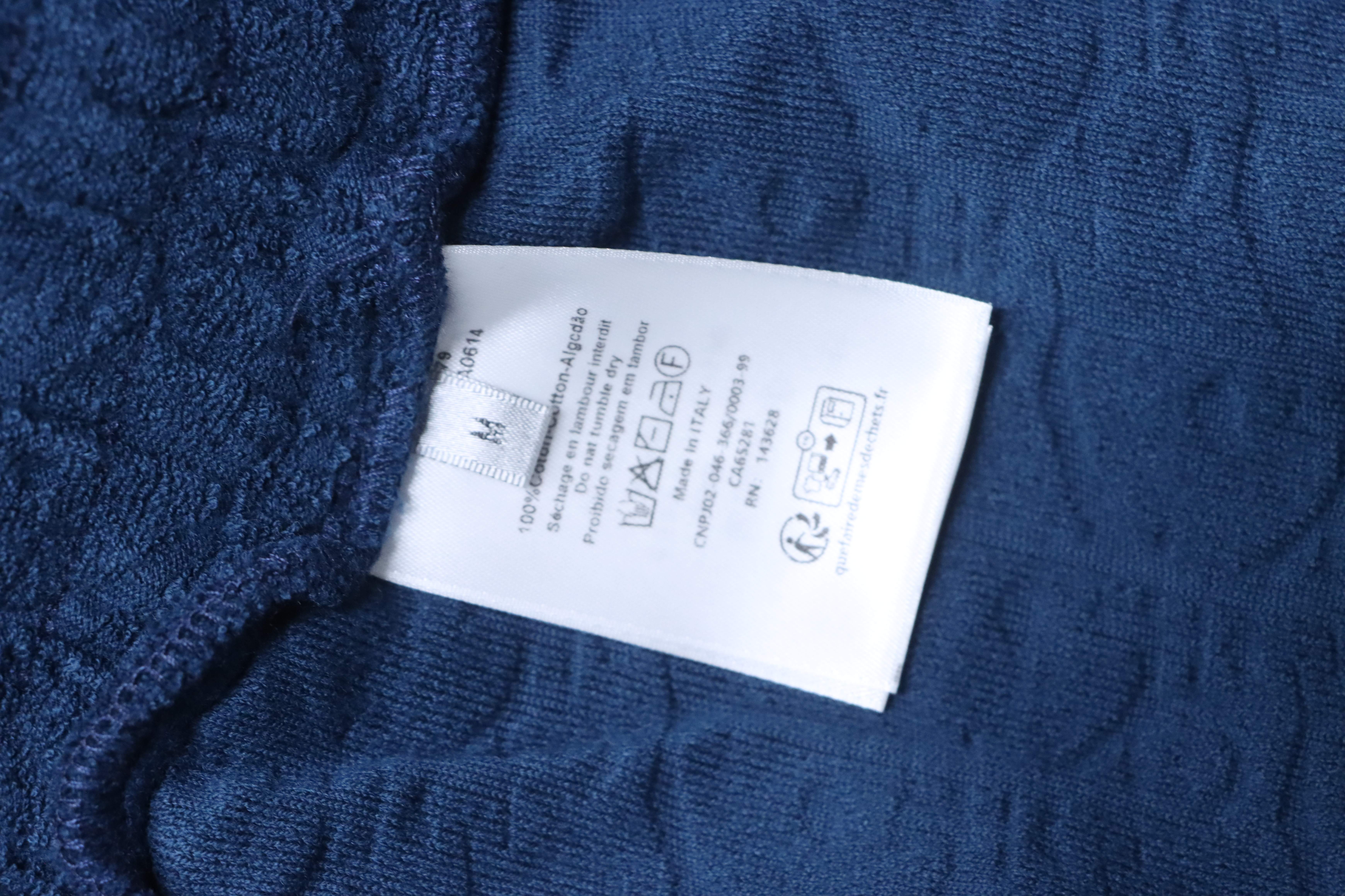 Dior Classic Monogram Dark Pattern Towel Shorts Navy H220
