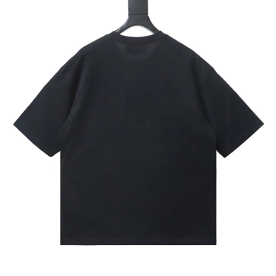 Dior Collar Label Letter T-Shirt Black H140 02