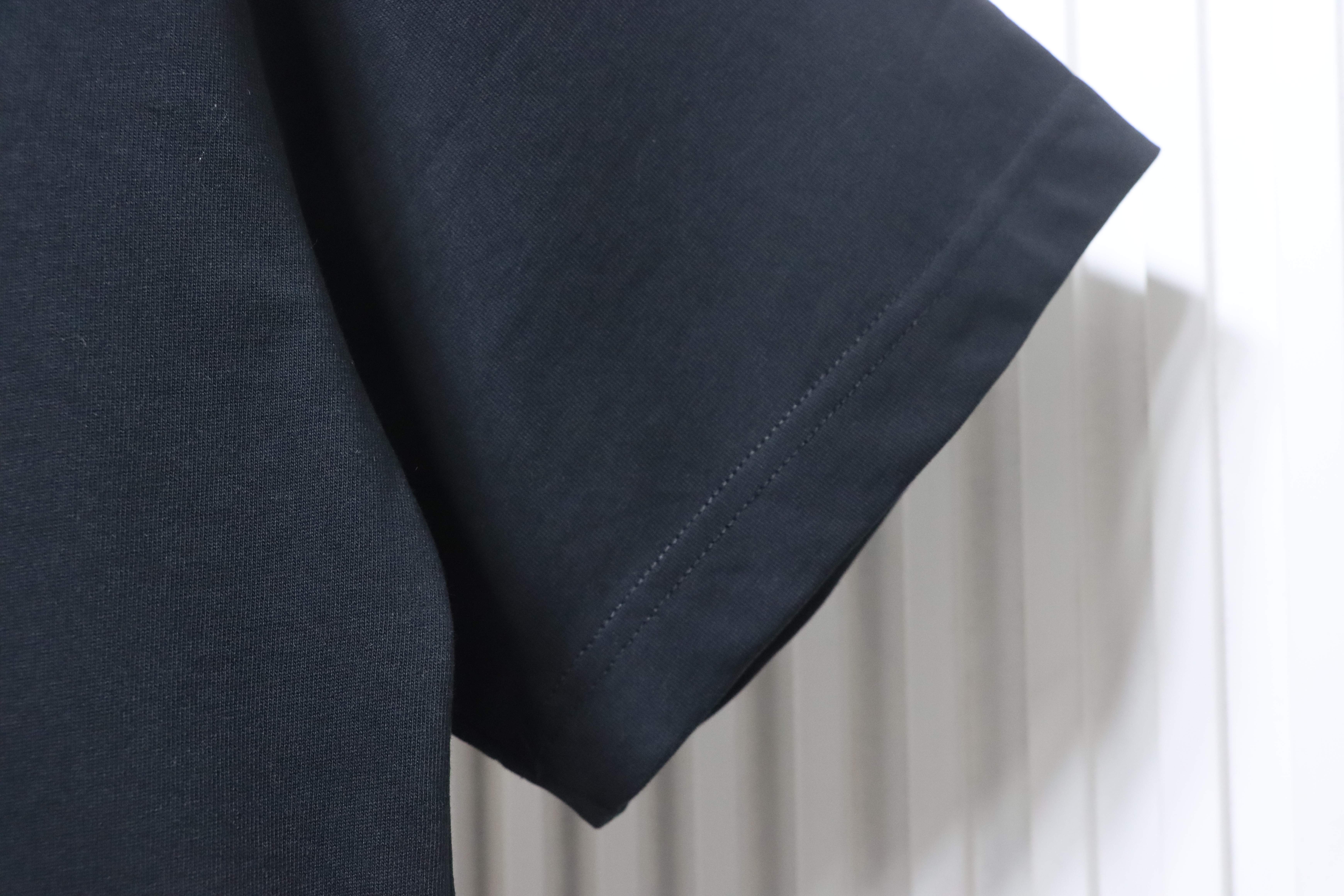 Dior Curved Letter Logo Print T-Shirt Black H130