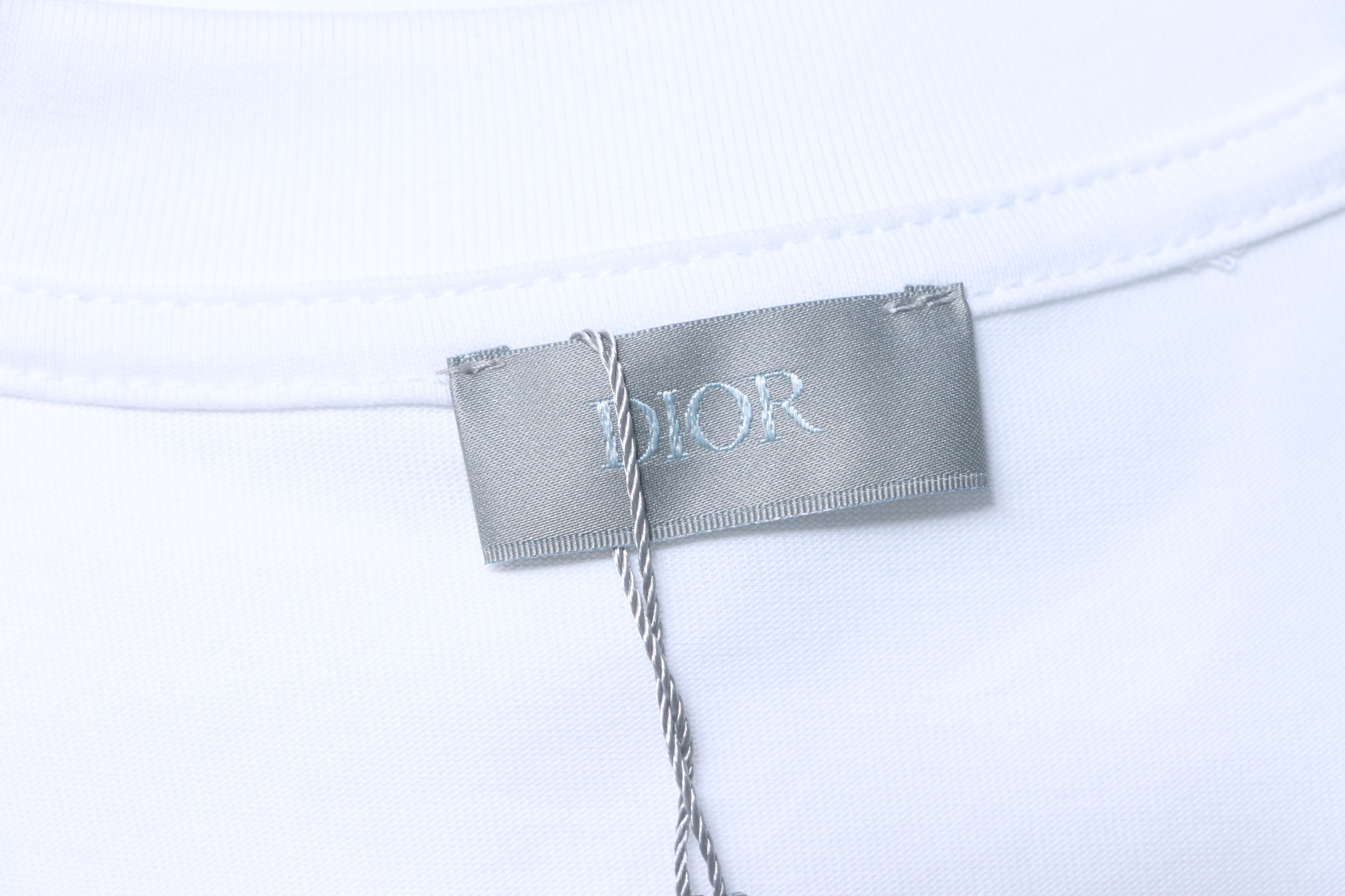 Dior Monogram CD Letter Patch T-Shirt White H150