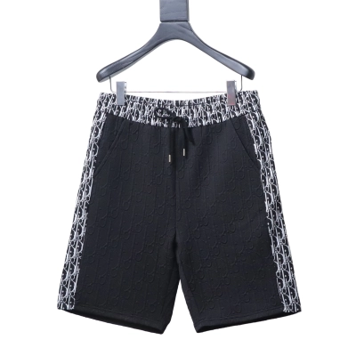 Dior Monogram Jacquard Tape Shorts Black H170 01