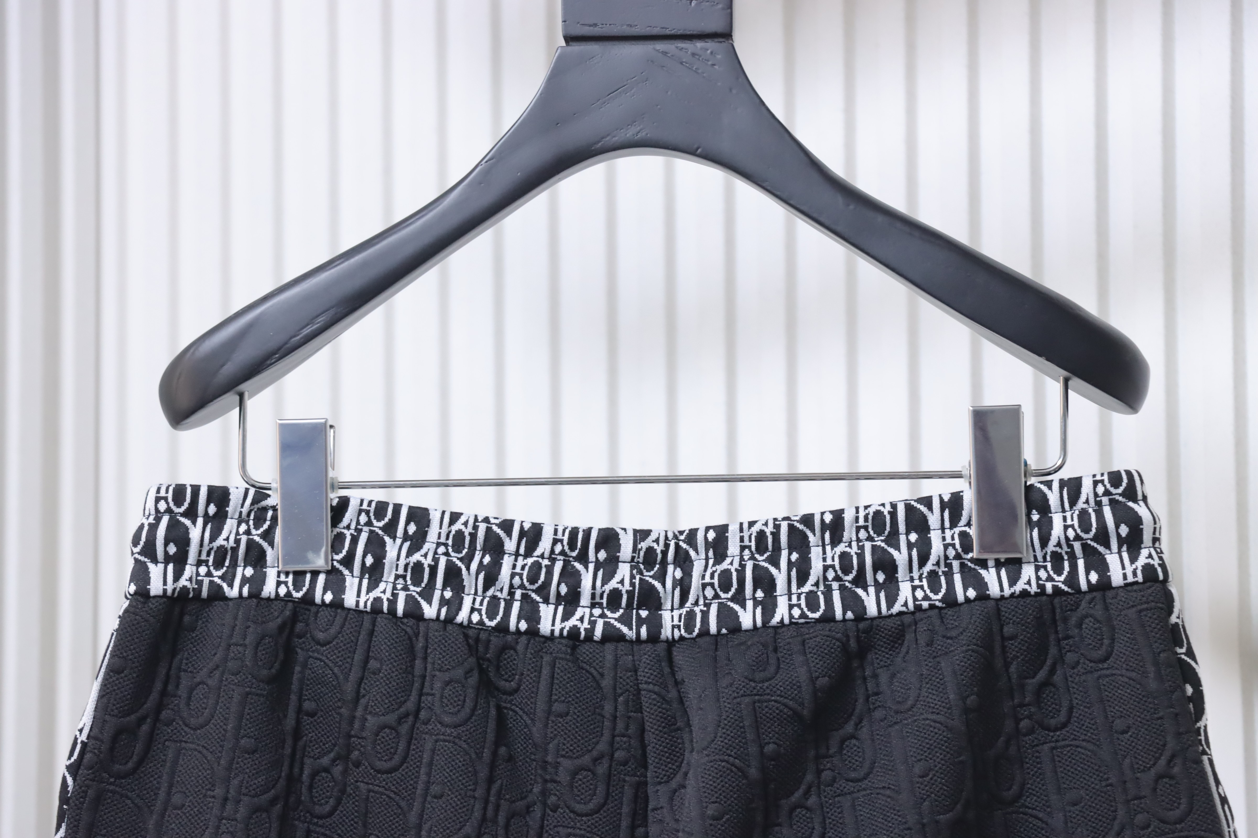Dior Monogram Jacquard Tape Shorts Black H170