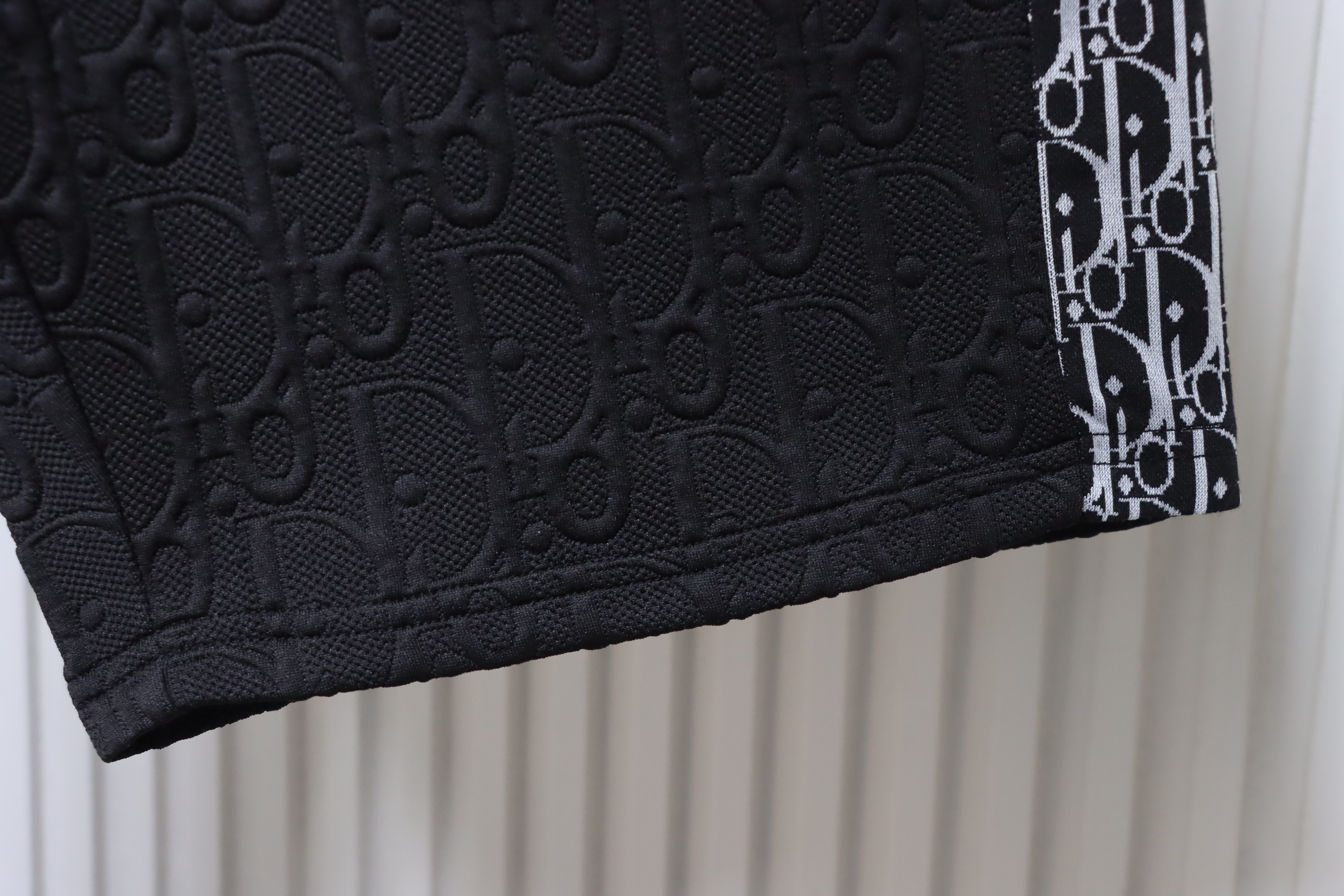 Dior Monogram Jacquard Tape Shorts Black H170