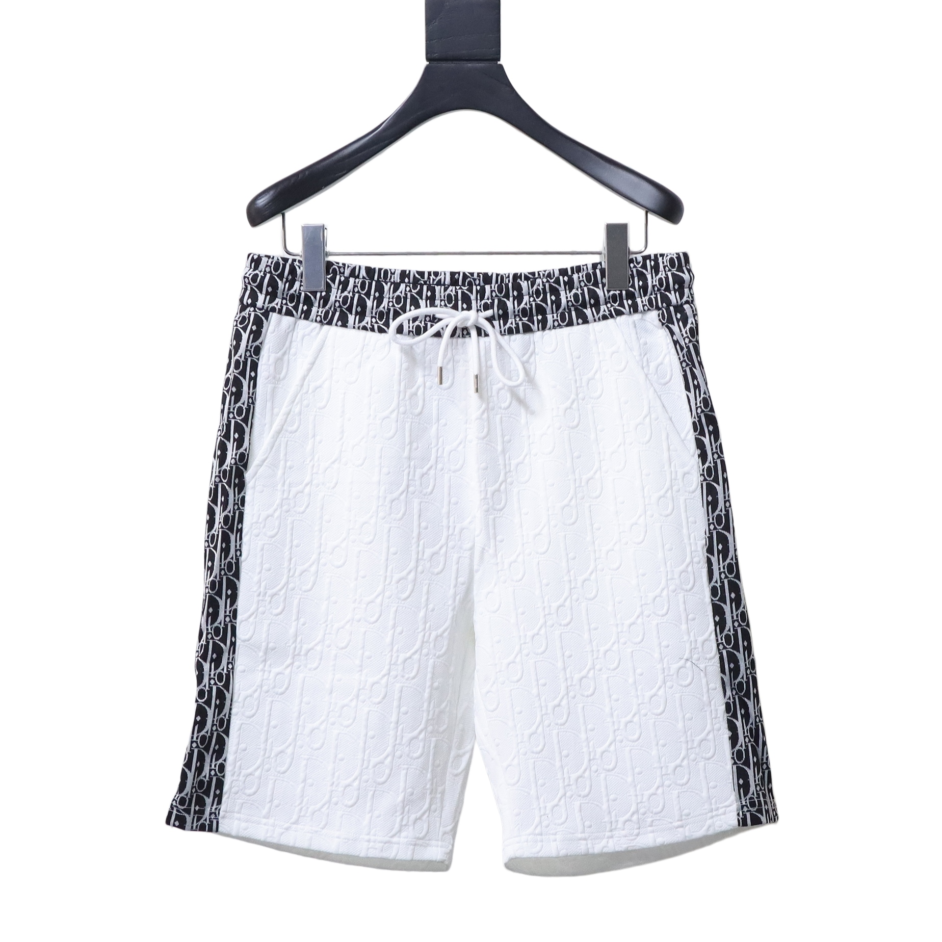 Dior Monogram Jacquard Tape Shorts Grey H170